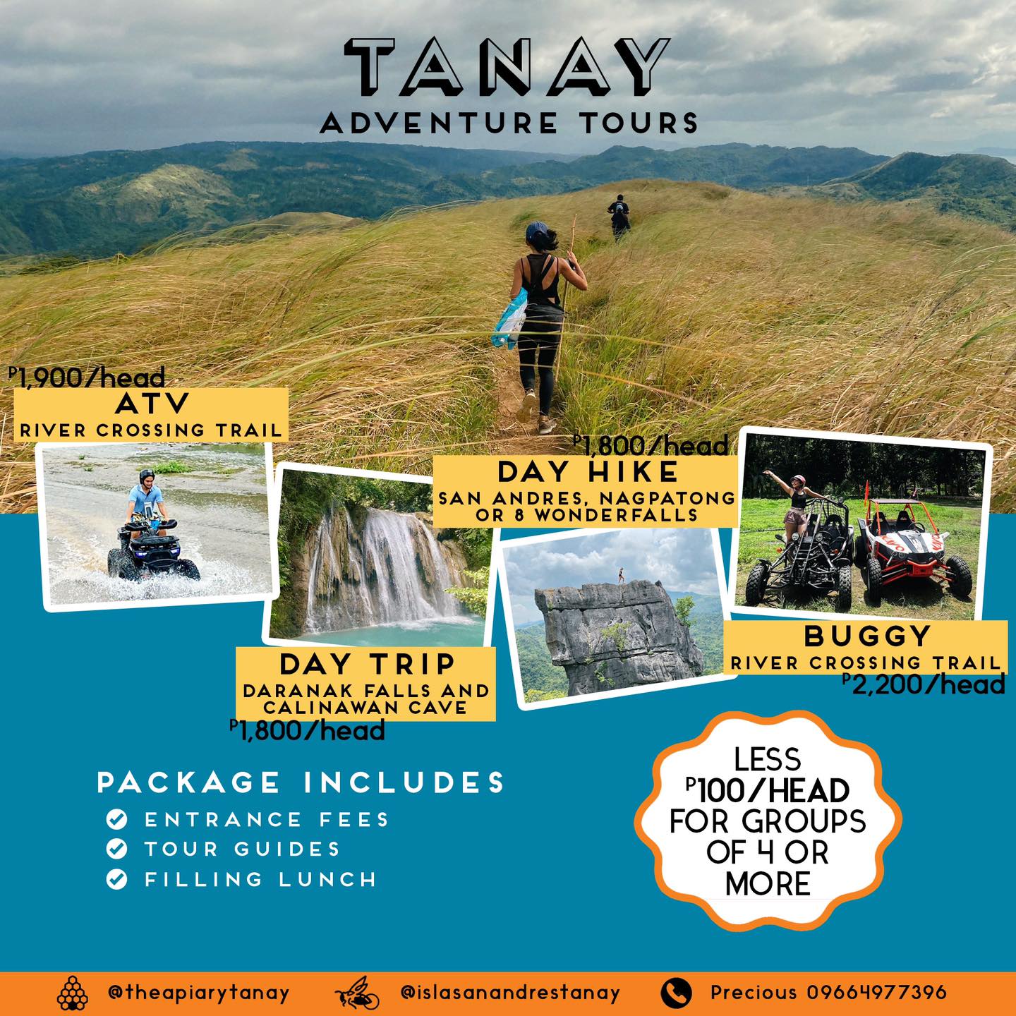 Isla - Get your much needed rush with Tanay Adventure Tours! ATV ...