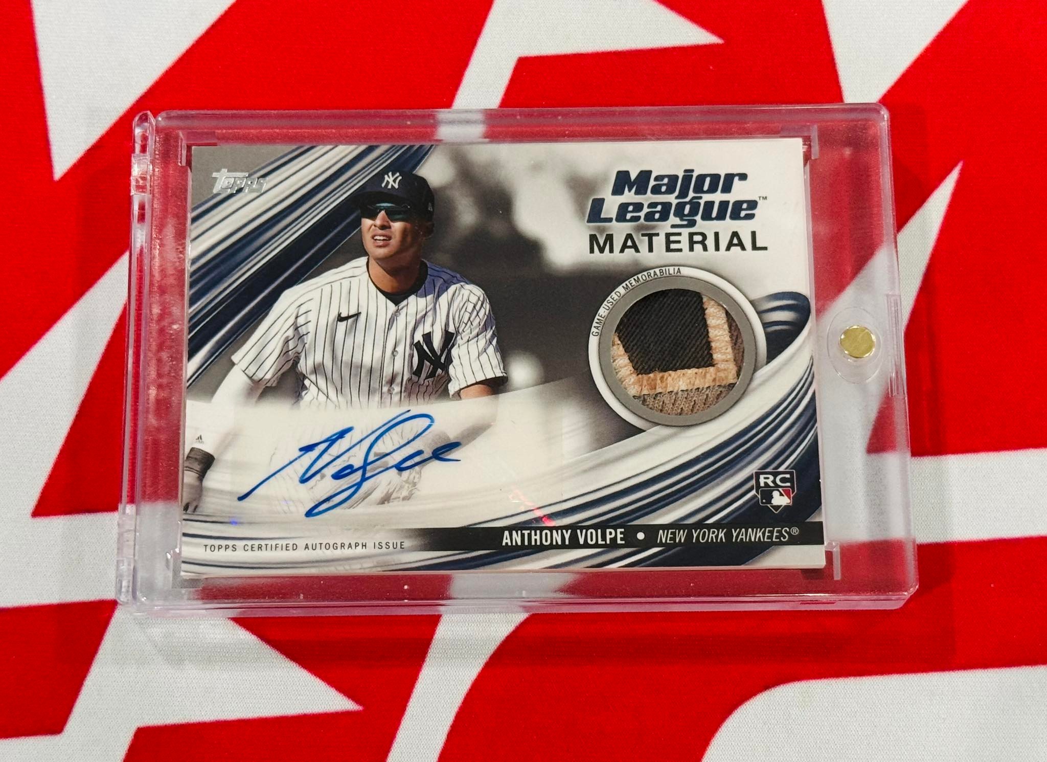 Just arrived today! Anthony Volpe RC Patch Auto 1/1!