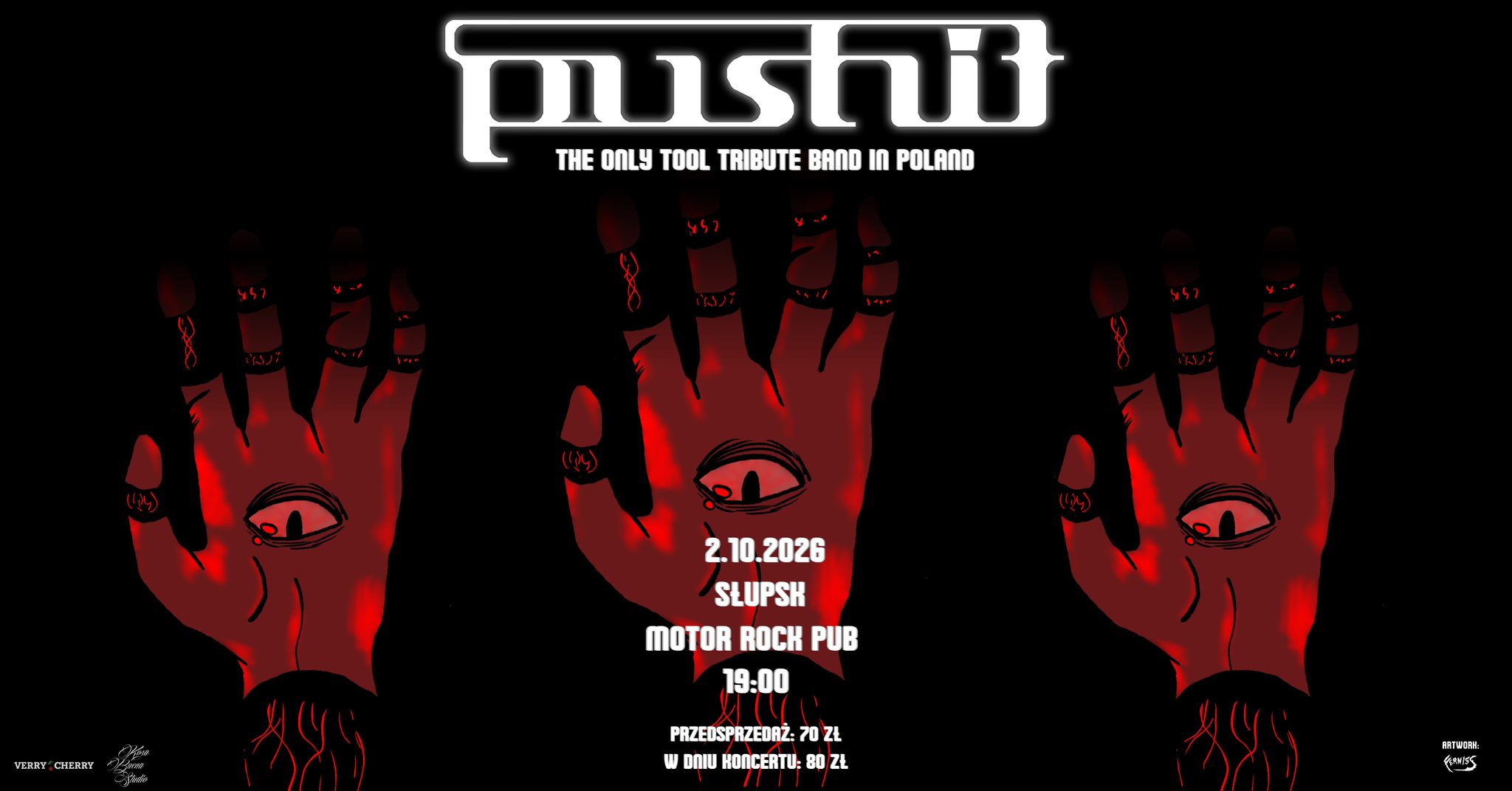 Koncert SŁUPSK - PUSHIT TOOL tribute band - Motor Rock Pub