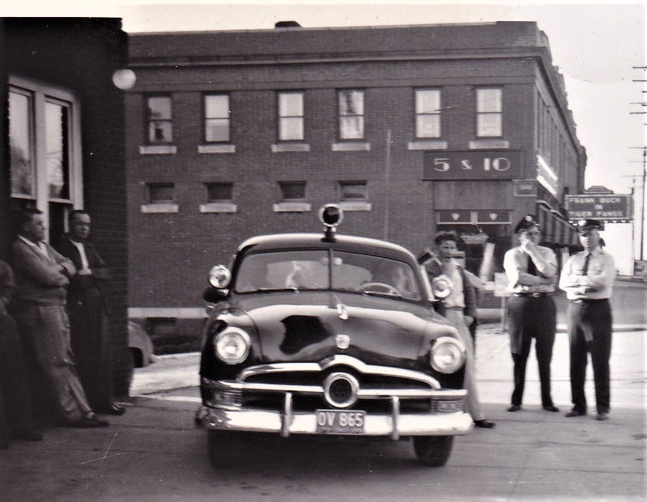 Vintage 1949 Ford Car Photo from the Early 1960s