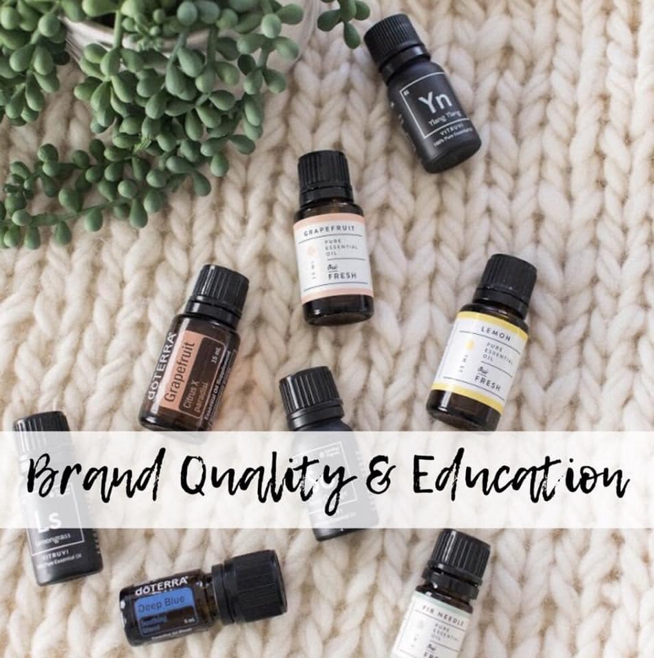 Essential oils sold through multi-level marketing companies like 