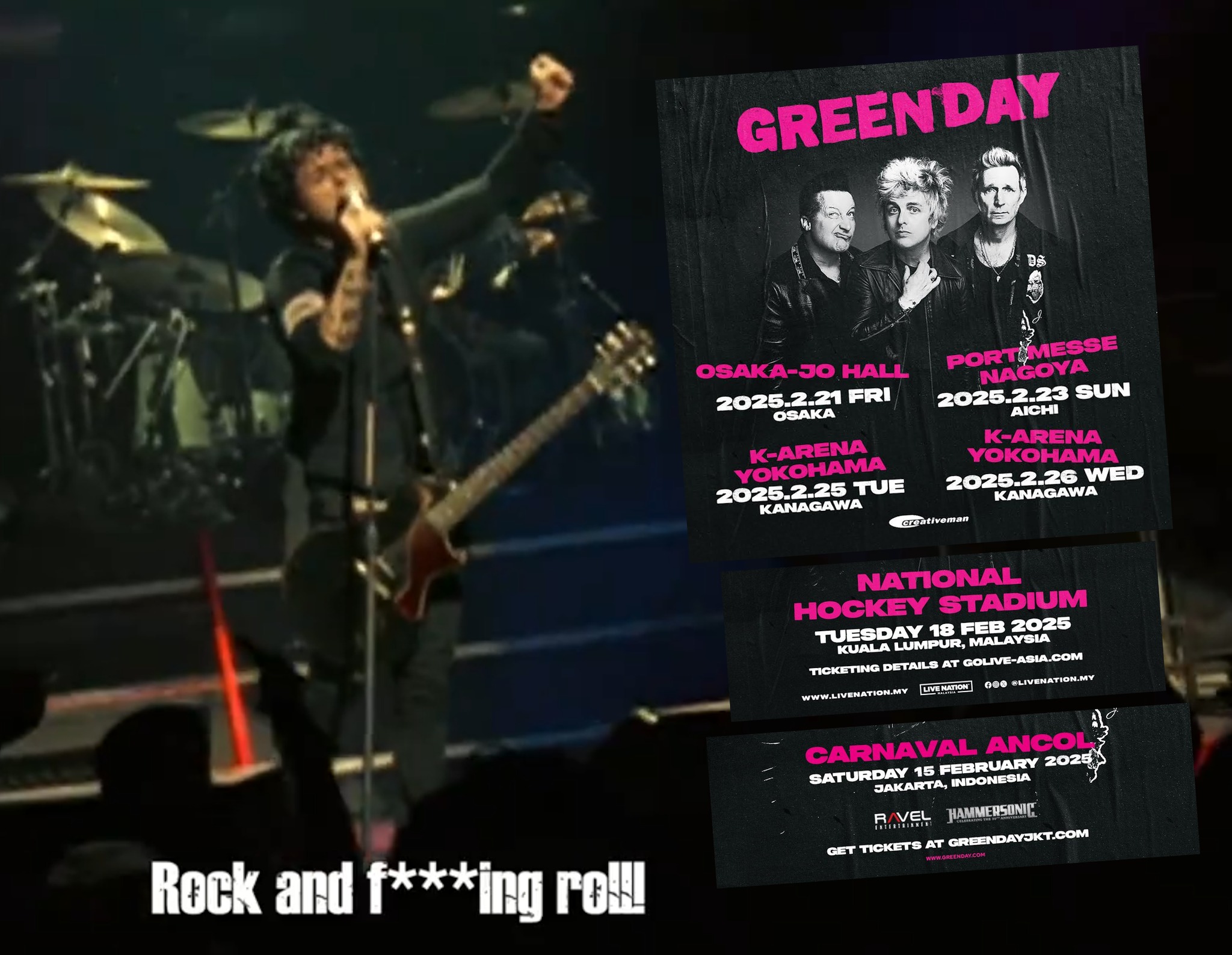 Green Day Japan Tour 2025! #greenday