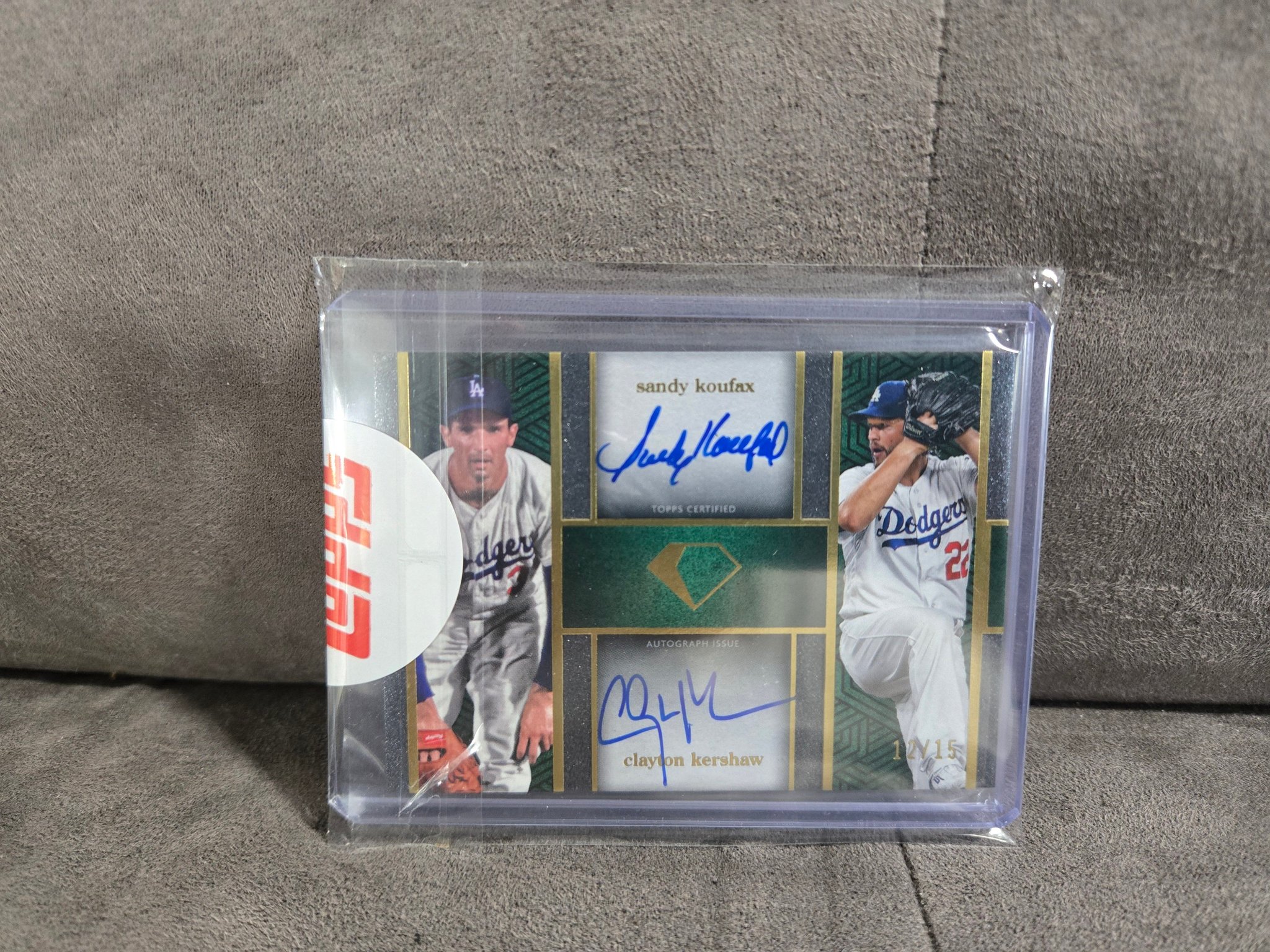 2024 Topps Diamond Icons Iconic Dual Autograph Sandy Koufax /15