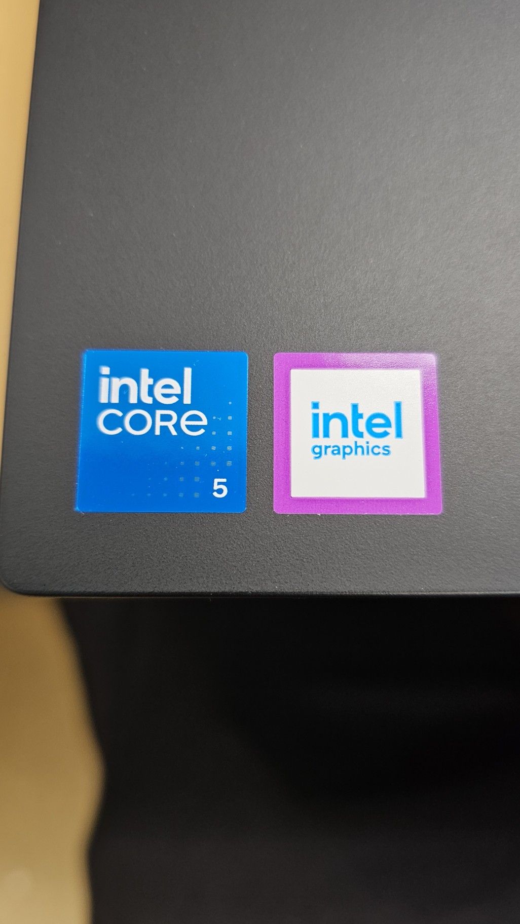 Joseph Burnap - New Intel logo stickers. I feel like it's... | Facebook