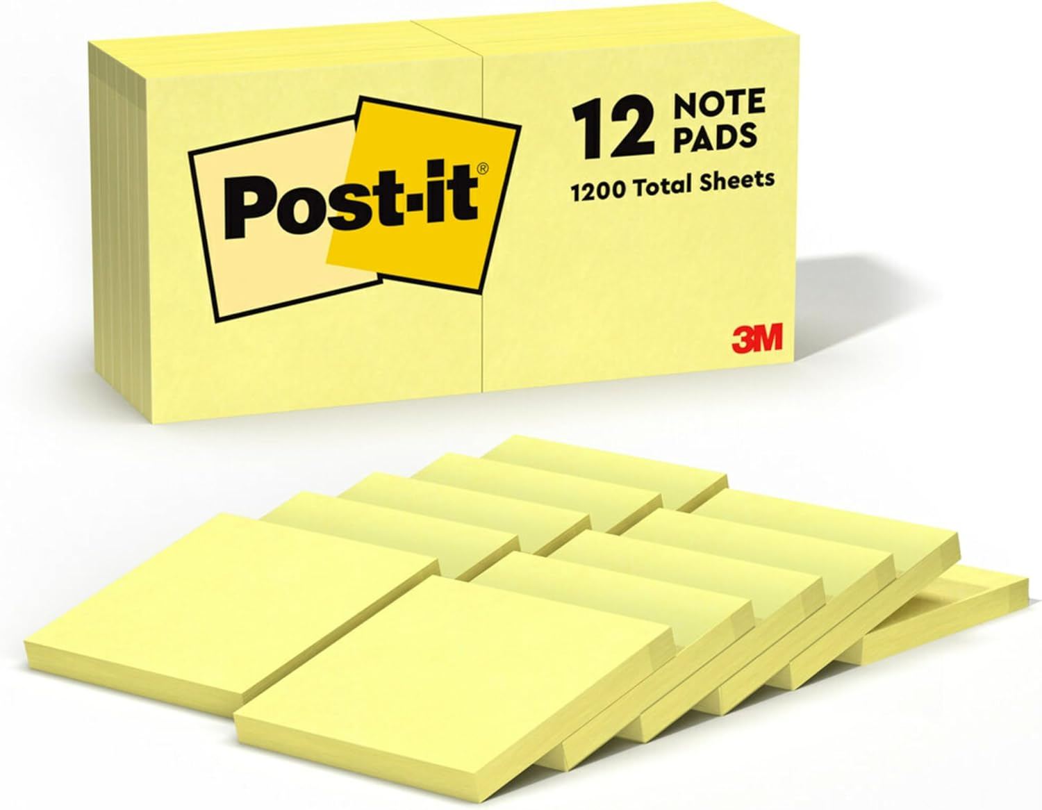 Sticky Notes 3x3 Inch (24 Pads) Colorful Thick Paper Smooth