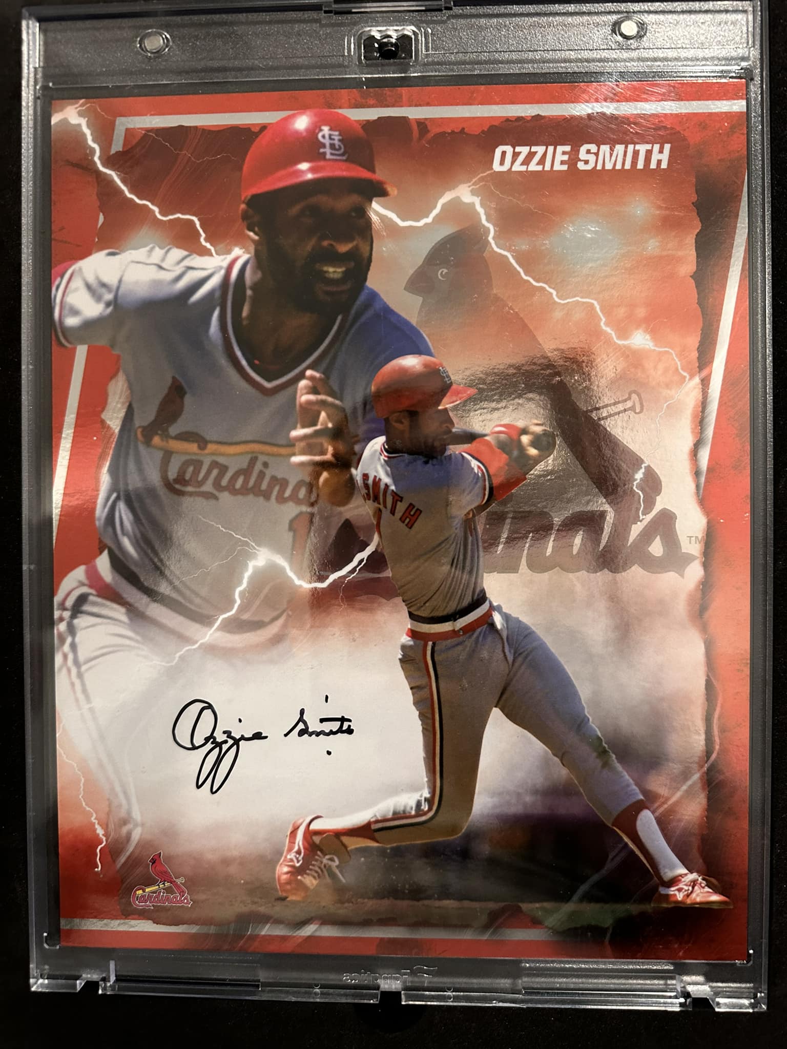 Ozzie Smith Autographed Card Collection and Cardinals Fan Experiences