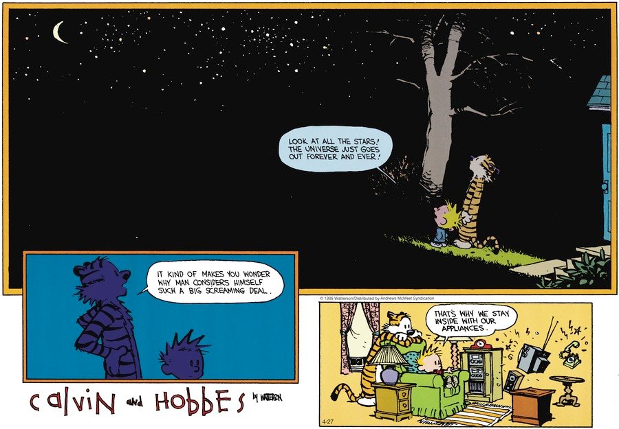 calvin and hobbes cigarette comic Calvin and Hobbes Comic Strip Discussion on Smoking