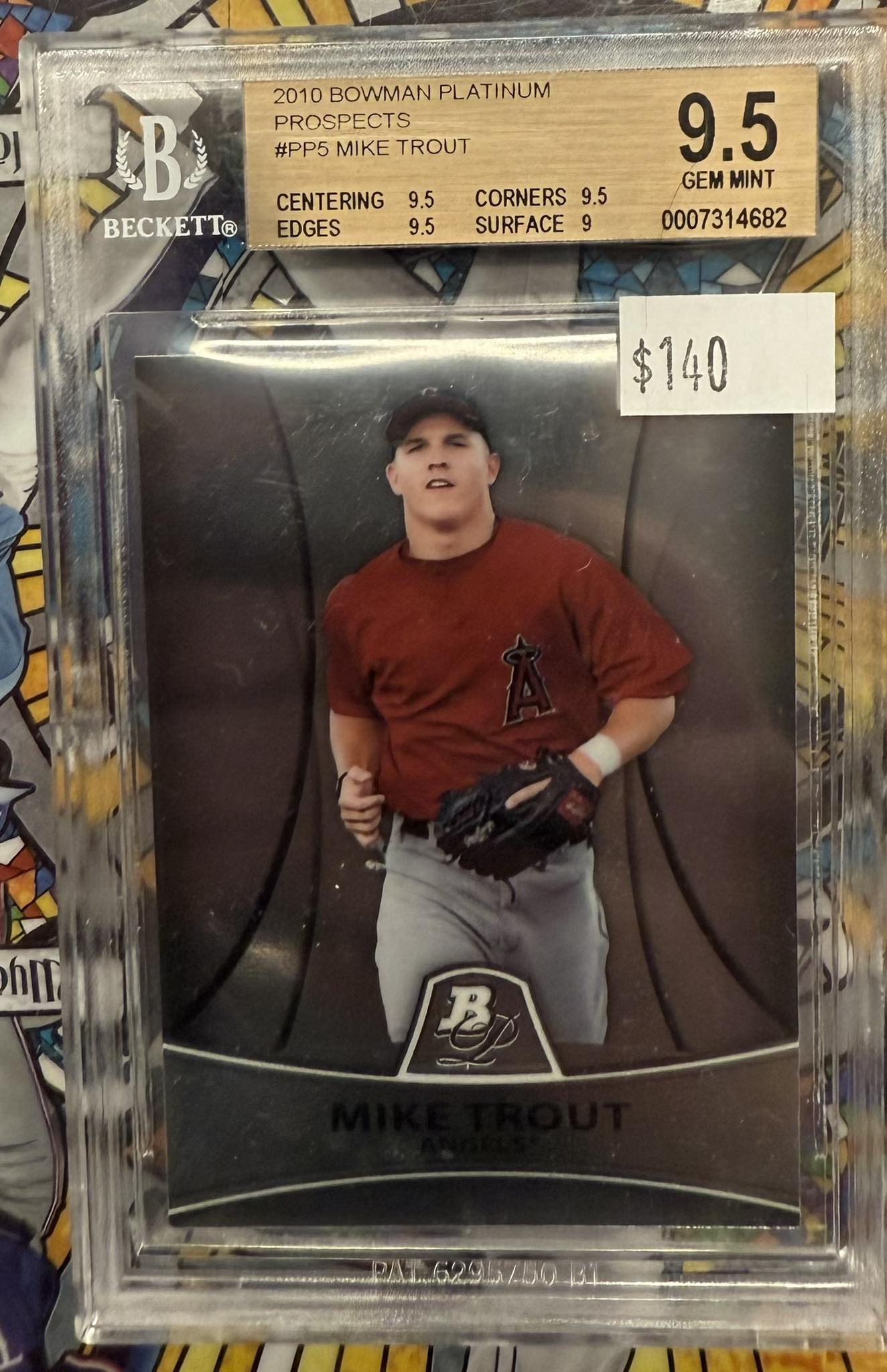 BGS Gem Mint 9.5 2013 Bowman Sterling Showcase Autograph Mike 