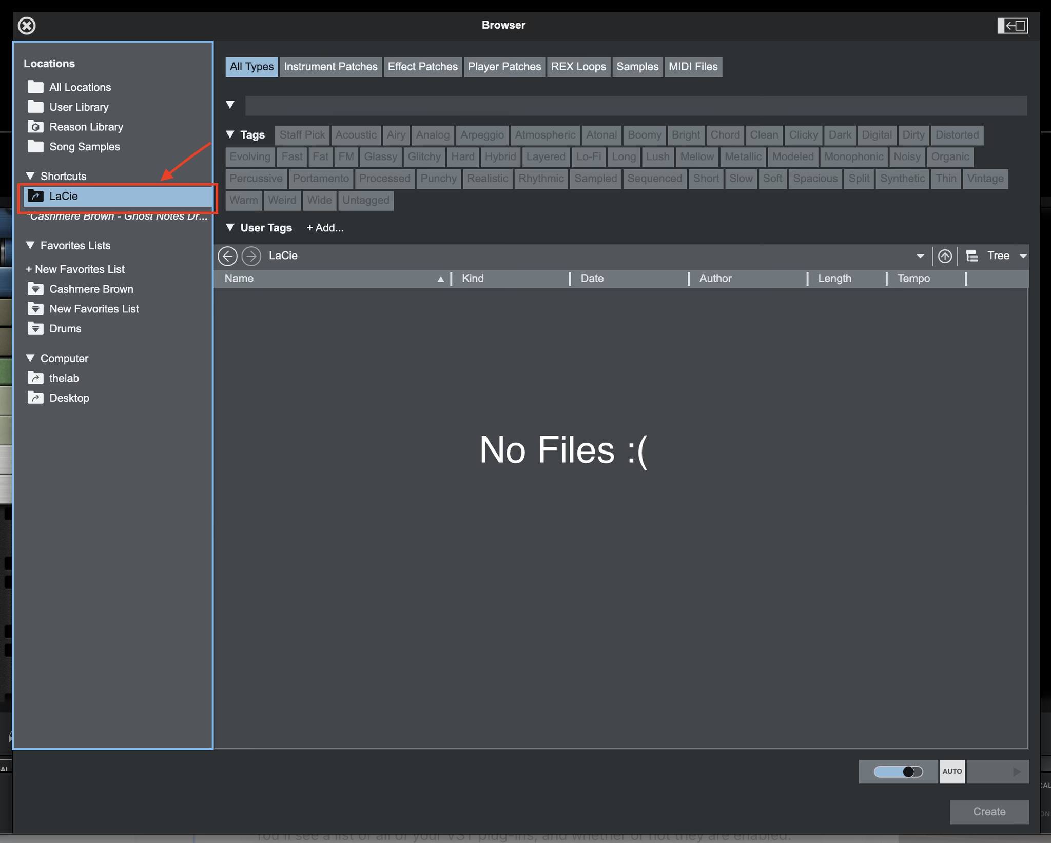 Reason Studios Users | Im trying to open a Reason project file that's ...
