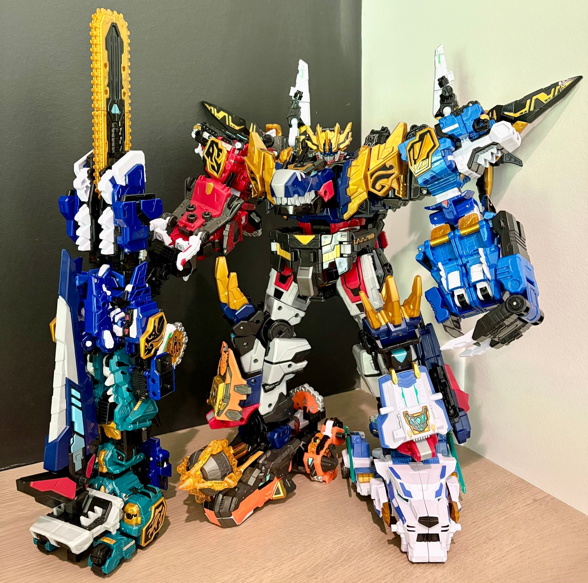 Miniforce Dinoid Rex Kaiser D9 formation review