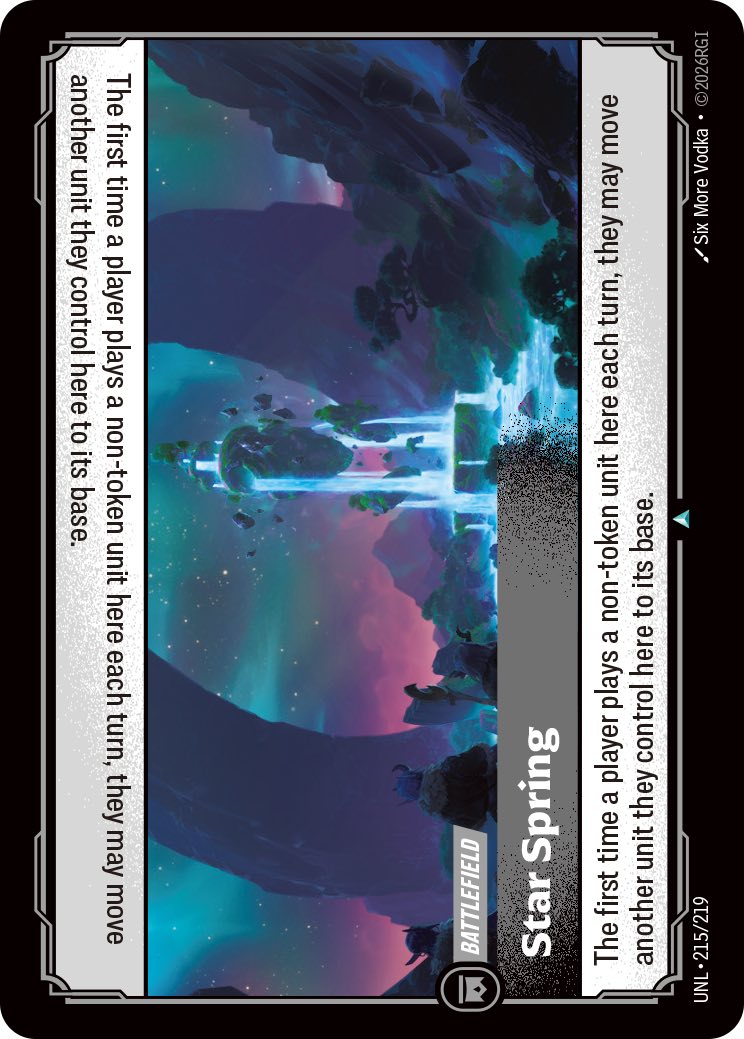 How do Riftbound cards like Falling Star and Hecatian Rain work?