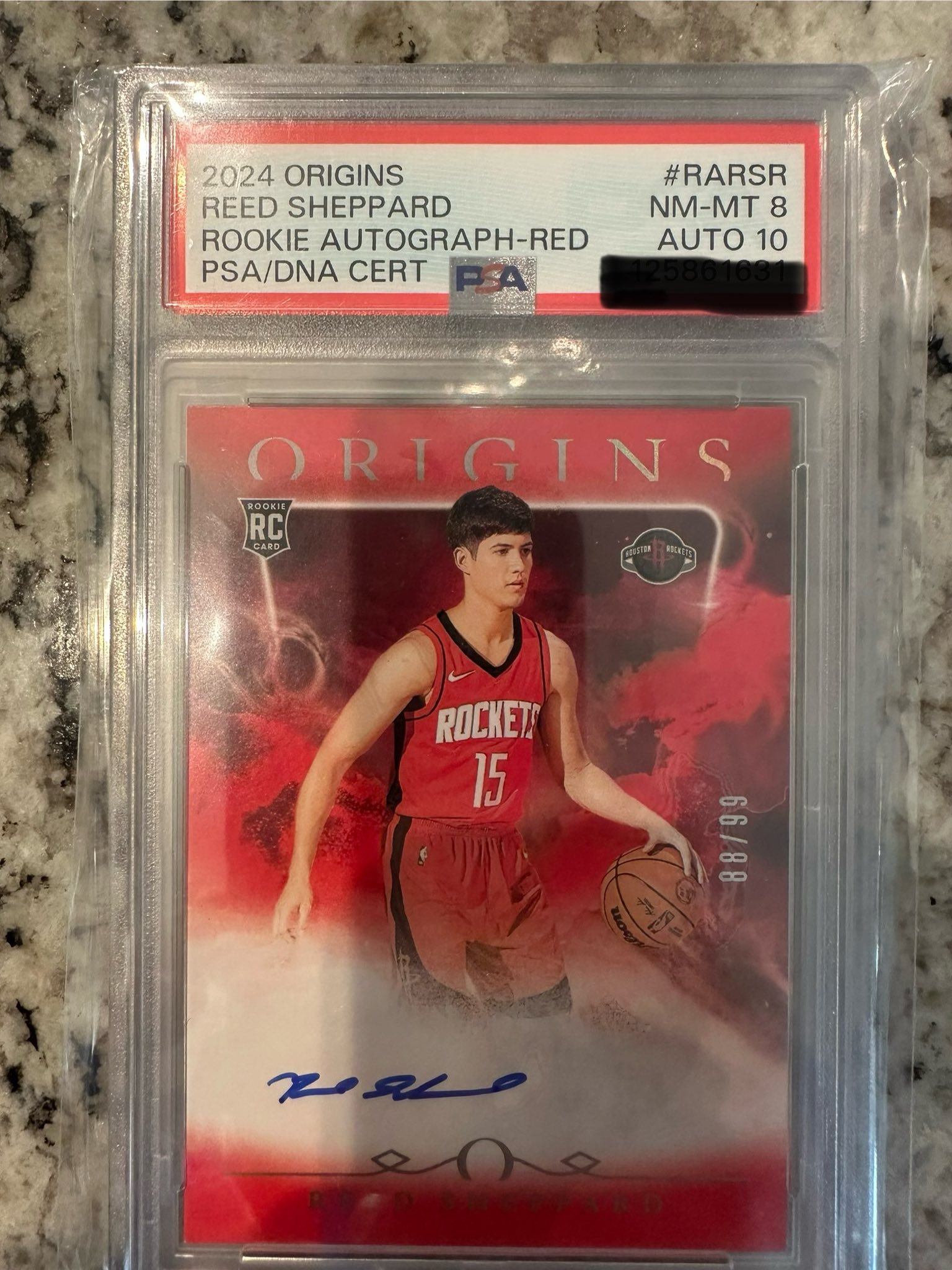 Picked up some Reed Sheppard. Sent these off to get graded!