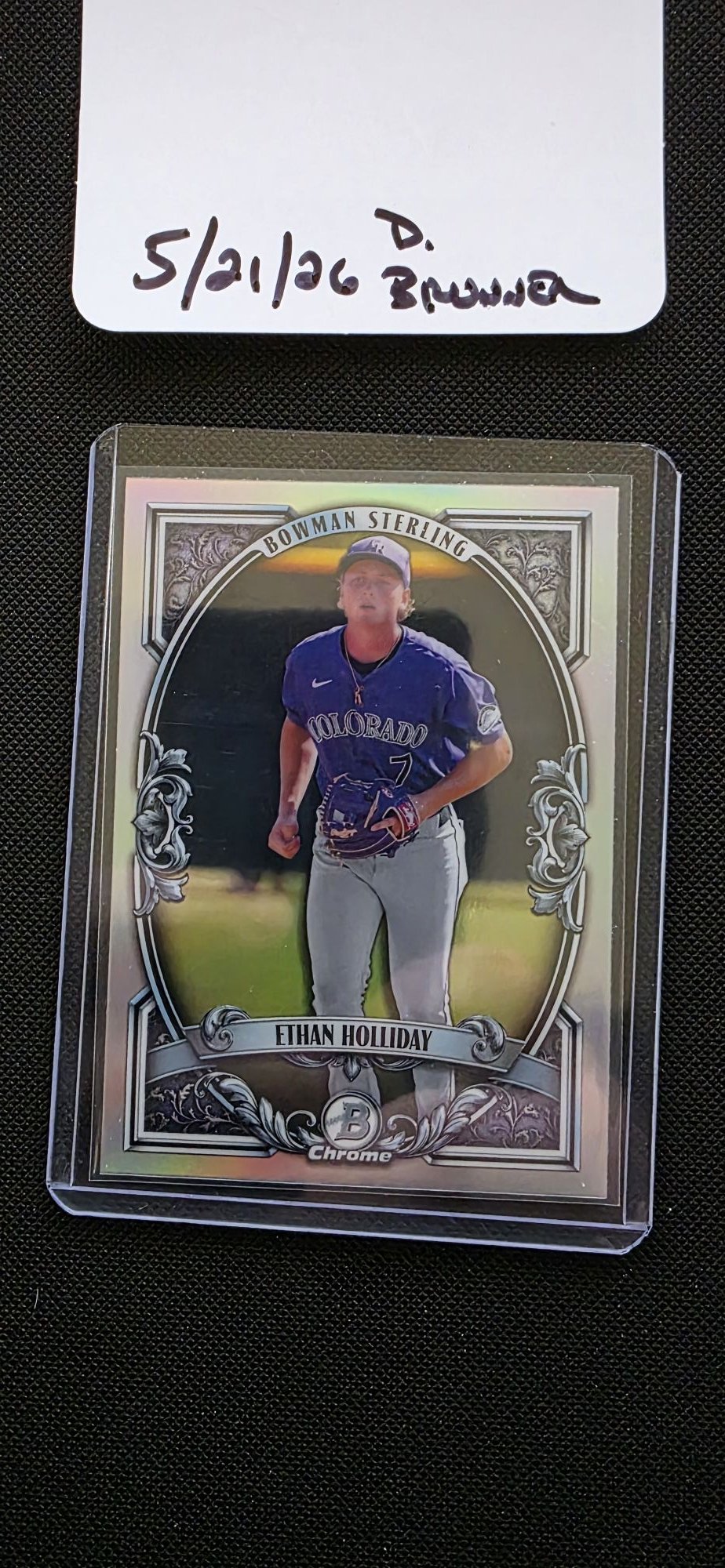 Ethan Holliday 2026 Bowman Chrome baseball cards for sale