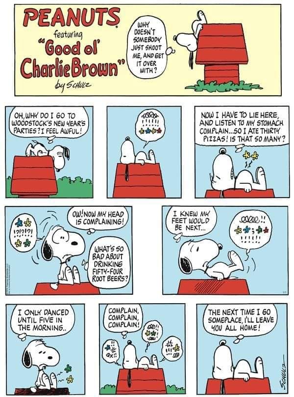 Sound about right! Woodstock would not eat much but Snoopy has a