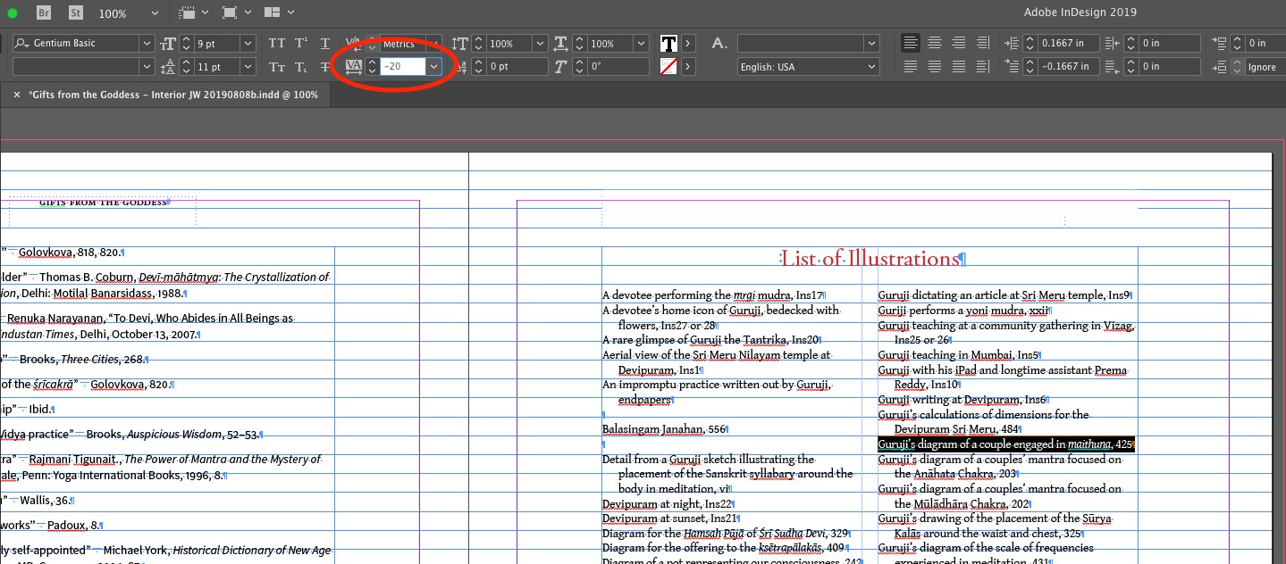 InDesign Secrets by CreativePro | Tracking: is there a way to set the ...