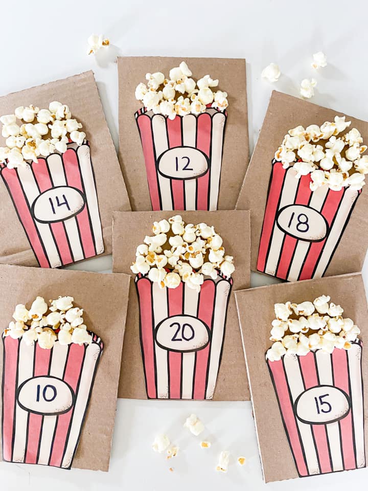ABCDeeLearning | POPCORN COUNT 🍿 got a little one who loves popcorn ...