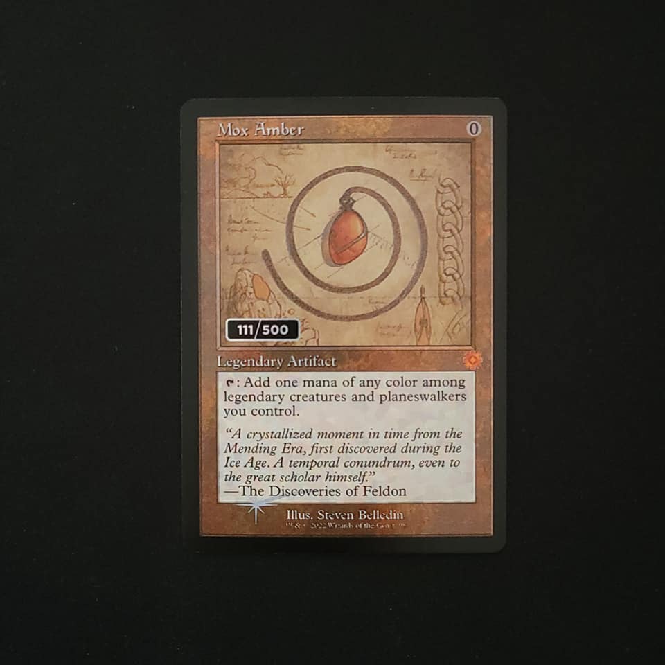 Mox amber with crimped bottom