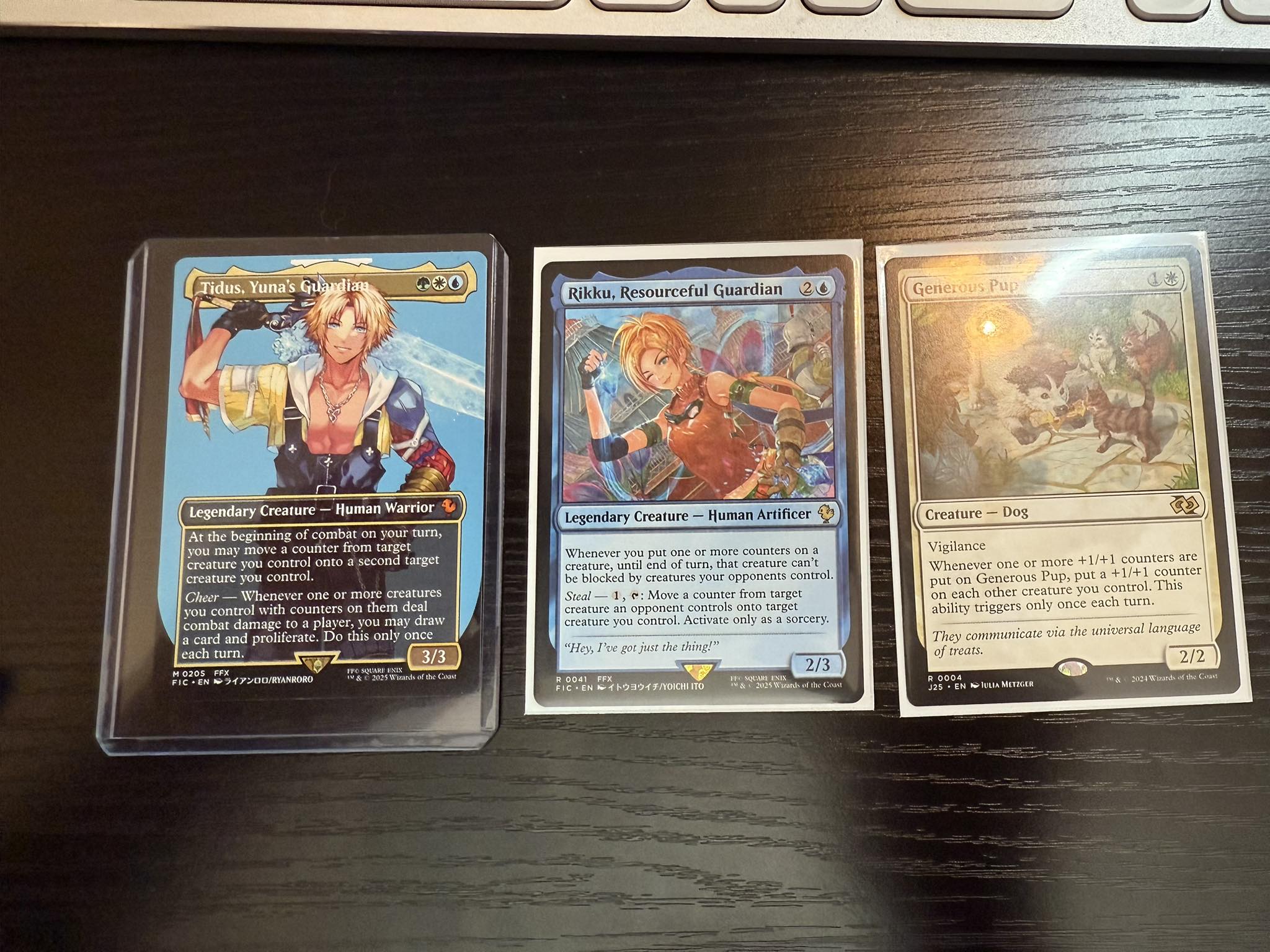 mtg tidus commander deck Magic: The Gathering Collector's Edition Final Fantasy X 1 reference card Tidus' BUSTED Commander Deck Honors