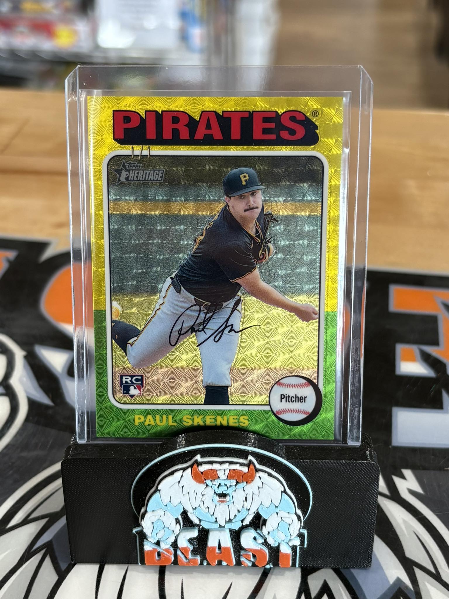 JUST PULLED: Paul Skenes 1/1 Topps Heritage Rookie Superfractor 