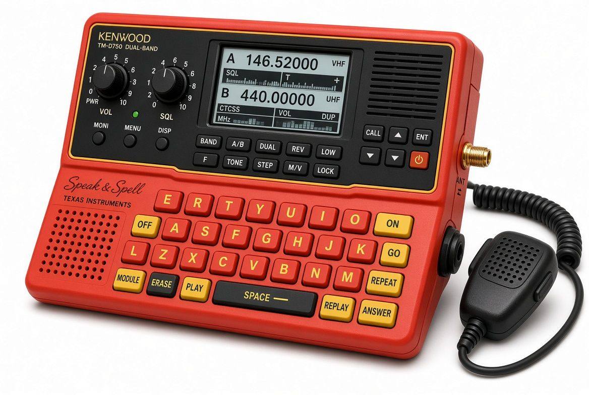 What the new Kenwood TM-750 looks like after seeing the new ICOM