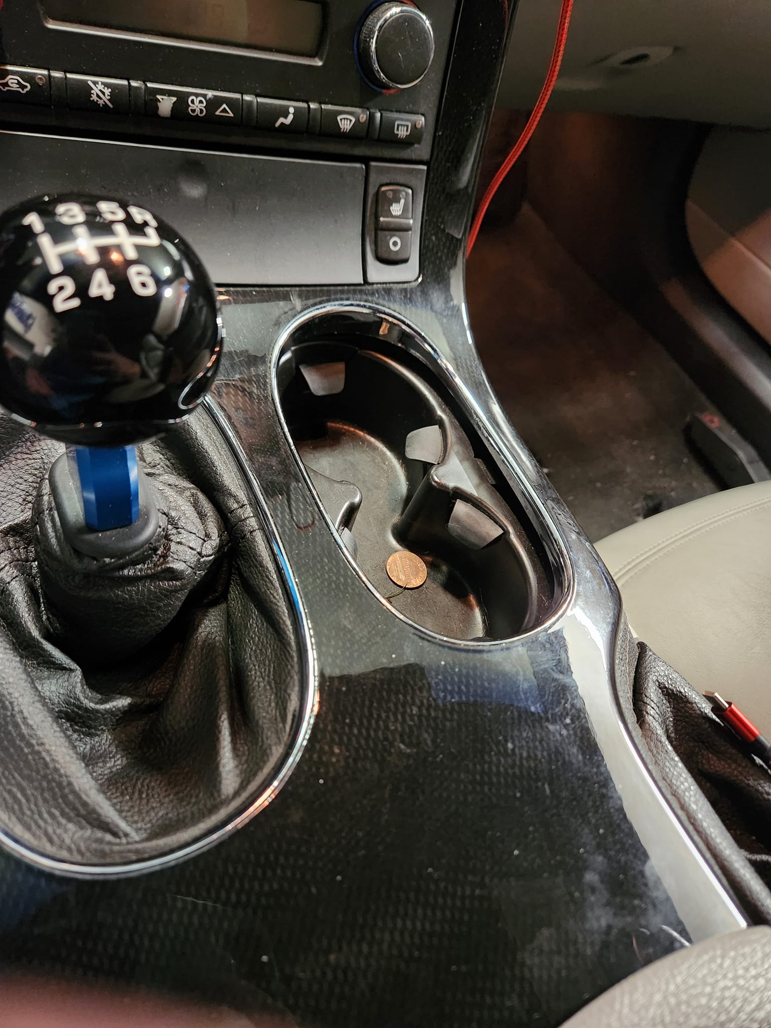 SINOCMP 3-Piece Carbon Fiber Gear Shift Console Panel Trim For Corvette C6 2005–2007 (Left-Hand Drive)