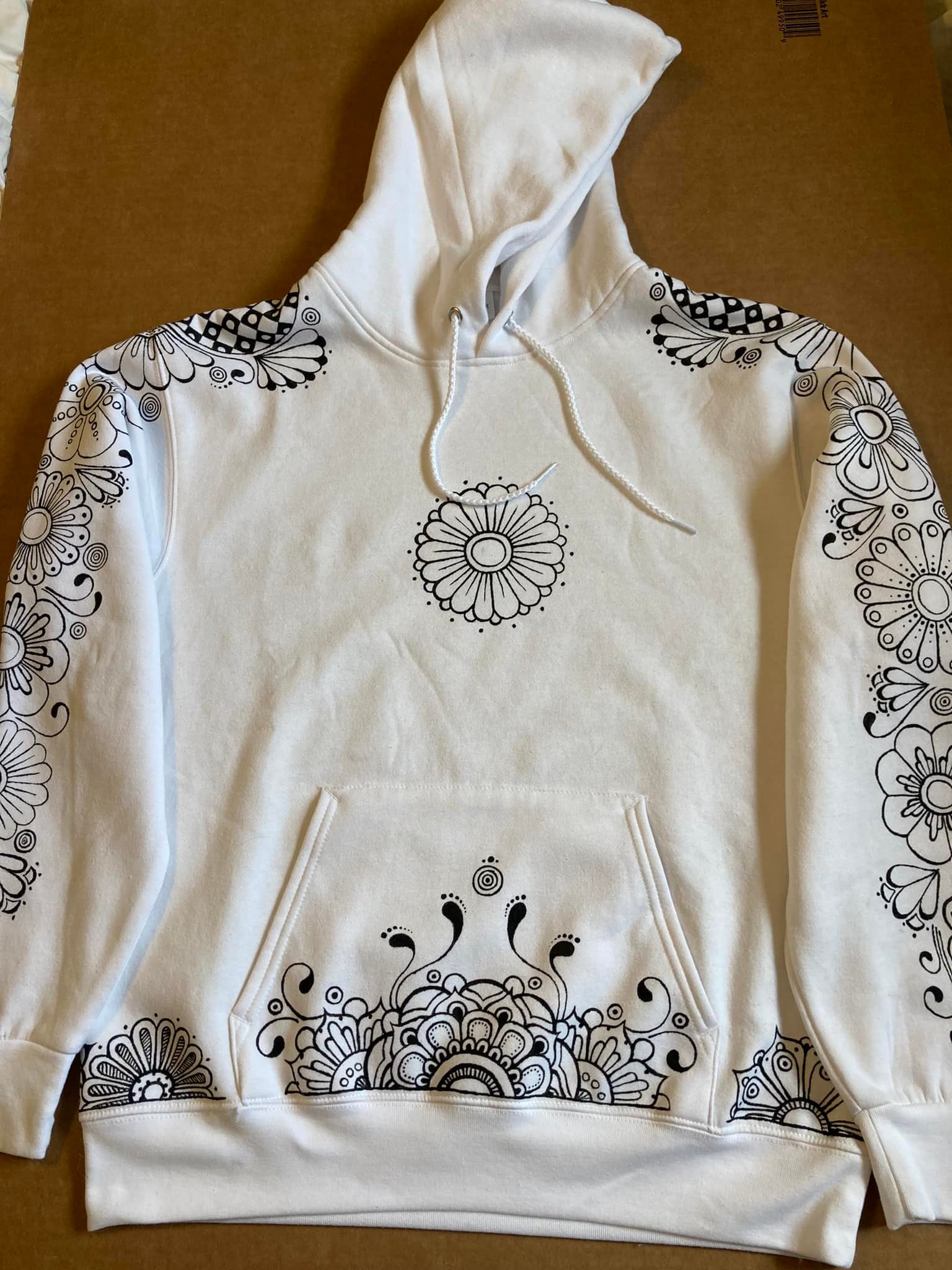 Hand-painted sweatshirt for sale
