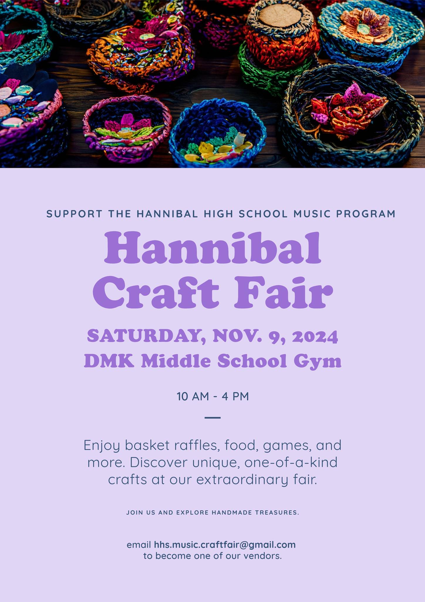 The Hannibal Music Program Craft Fair