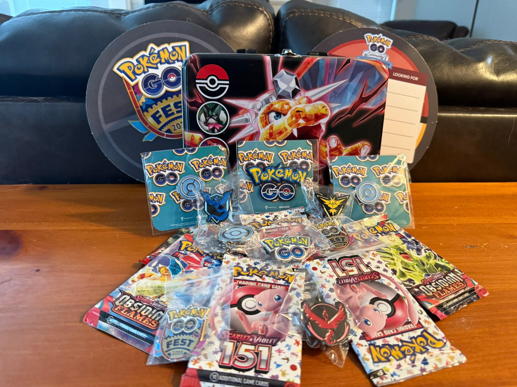 Pok&eacute;mon Go - Scambio Nastro Pikachu Monocolo X10 O XXL, XXS - Raro Da Go Fest 2025