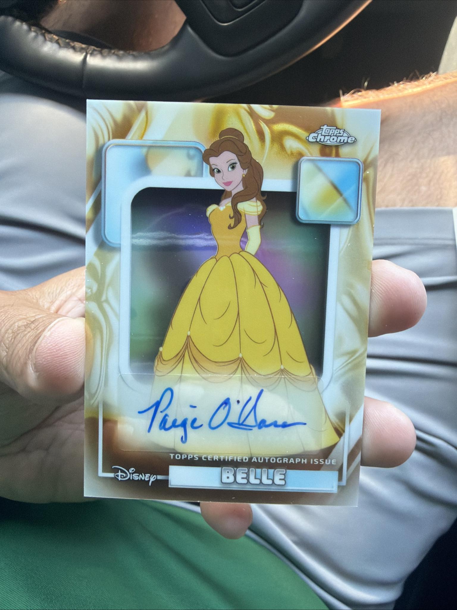 2026 Topps Chrome Disney Sapphire Belle Beauty & The Beast 35th