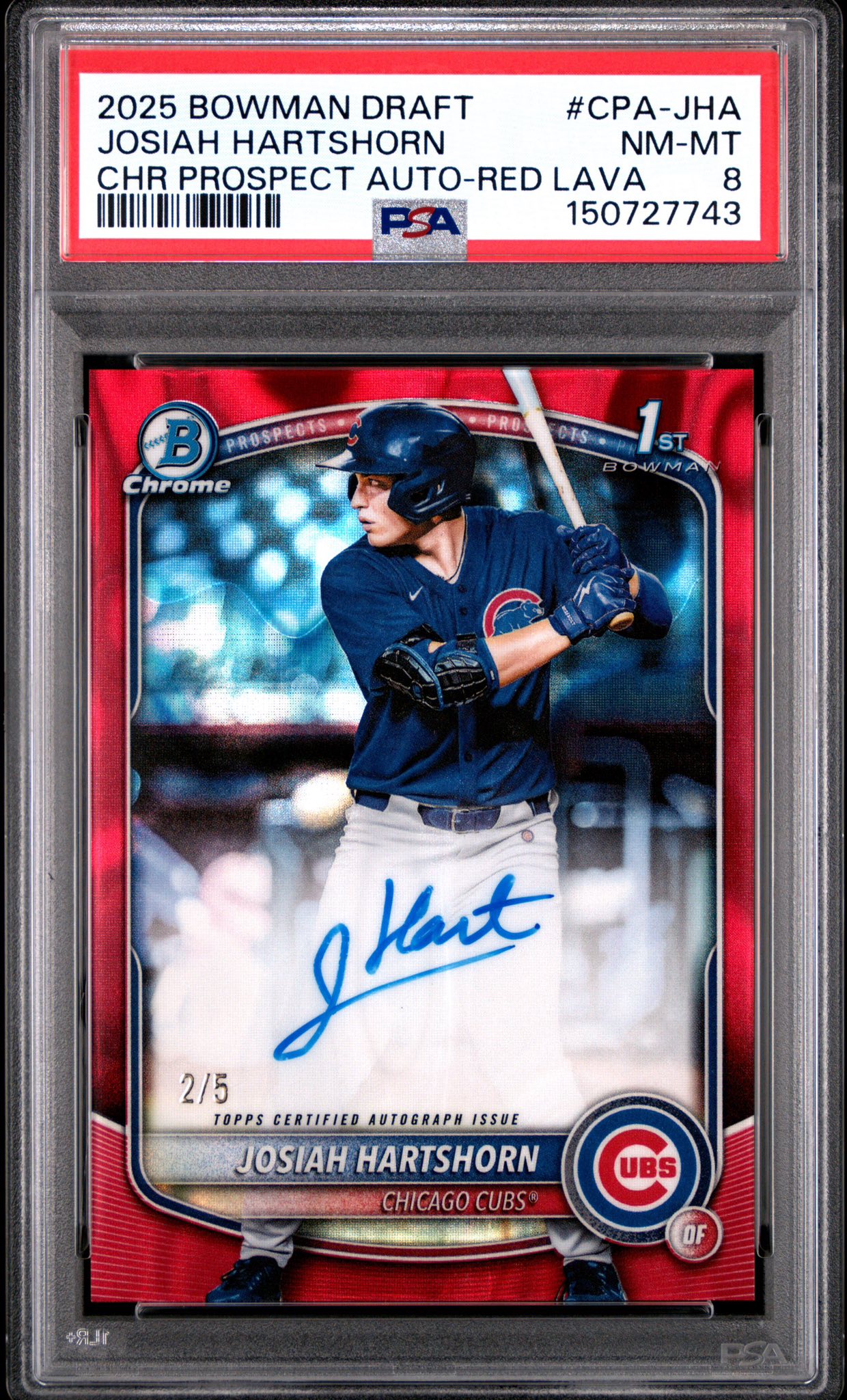 ISO 1st chrome raw autos /150 or better of: