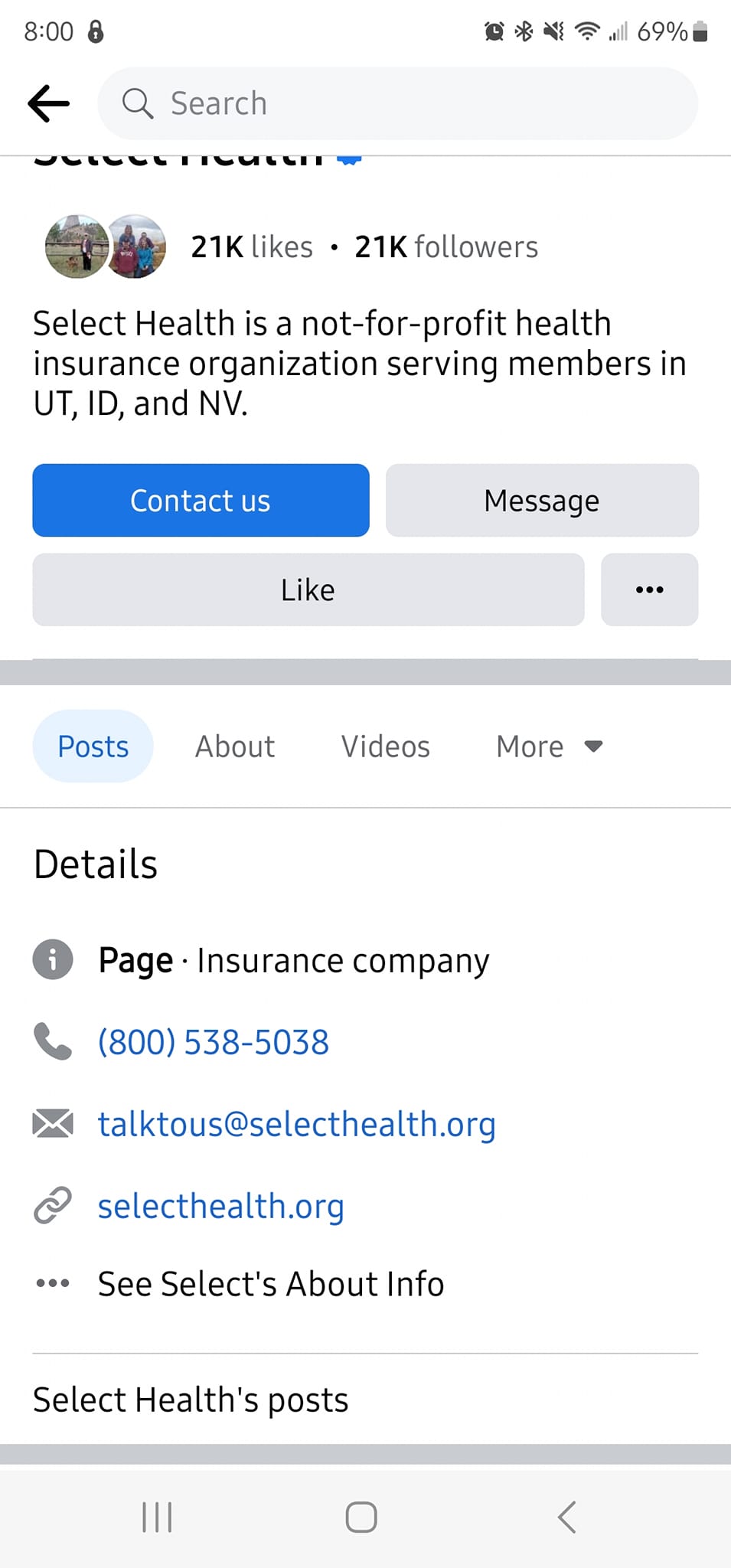 Has anyone had success with individual health insurance plans from SelectHealth?