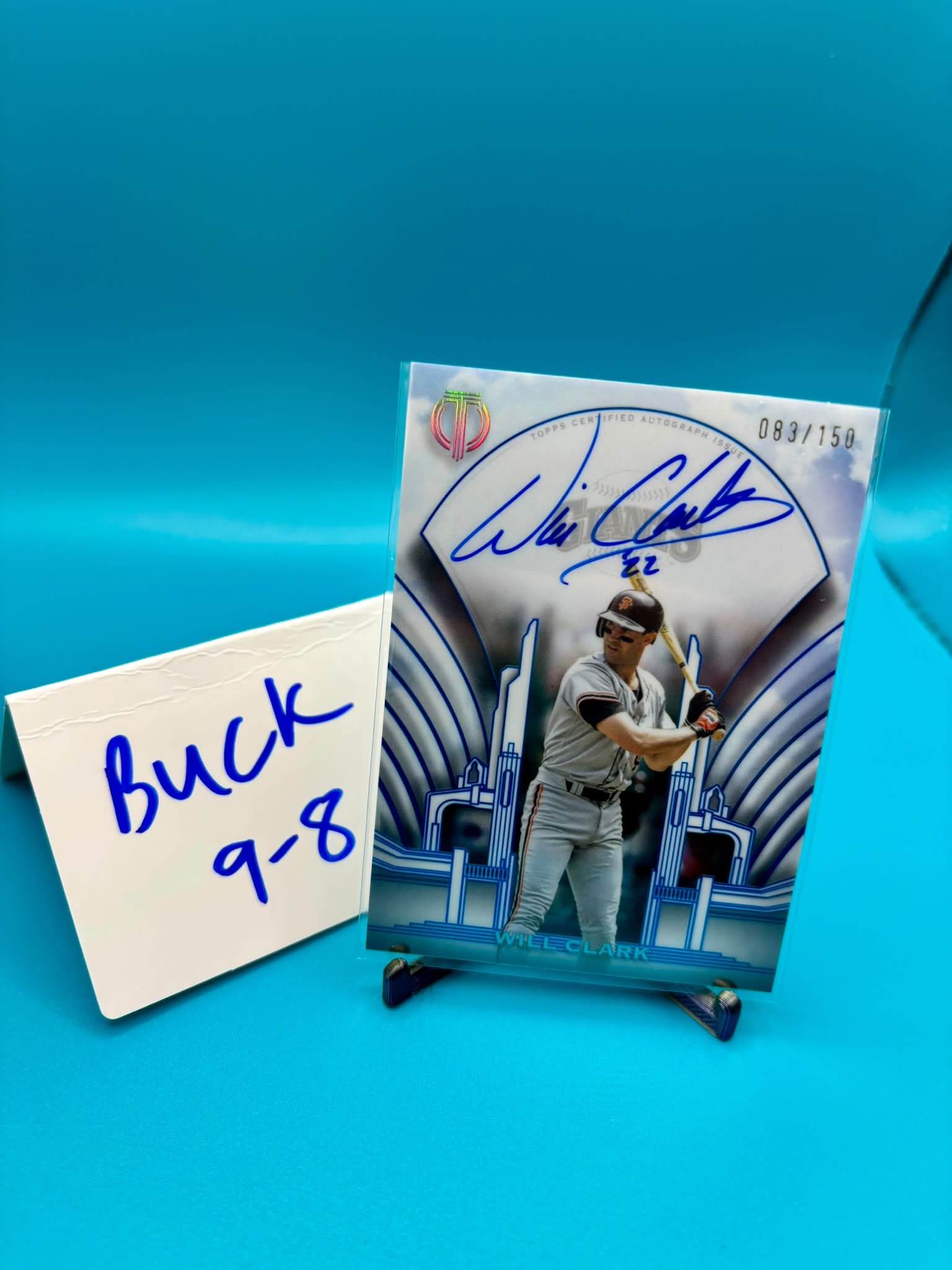 Rare Will Clark autograph sports card found