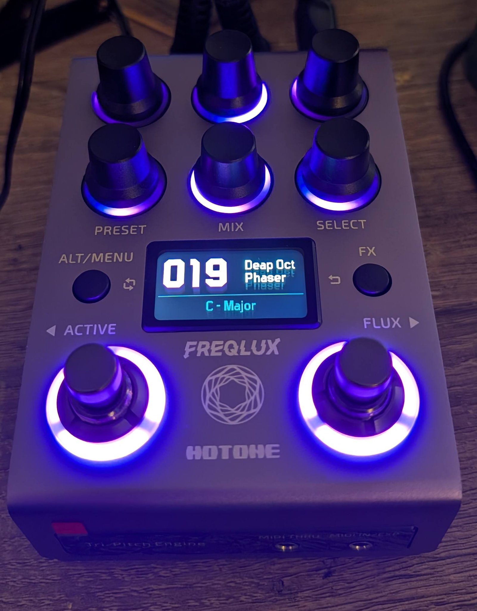 NPD x 2. Hotone Freqlux Tri Pitch Engine and J Rockett El Hombre