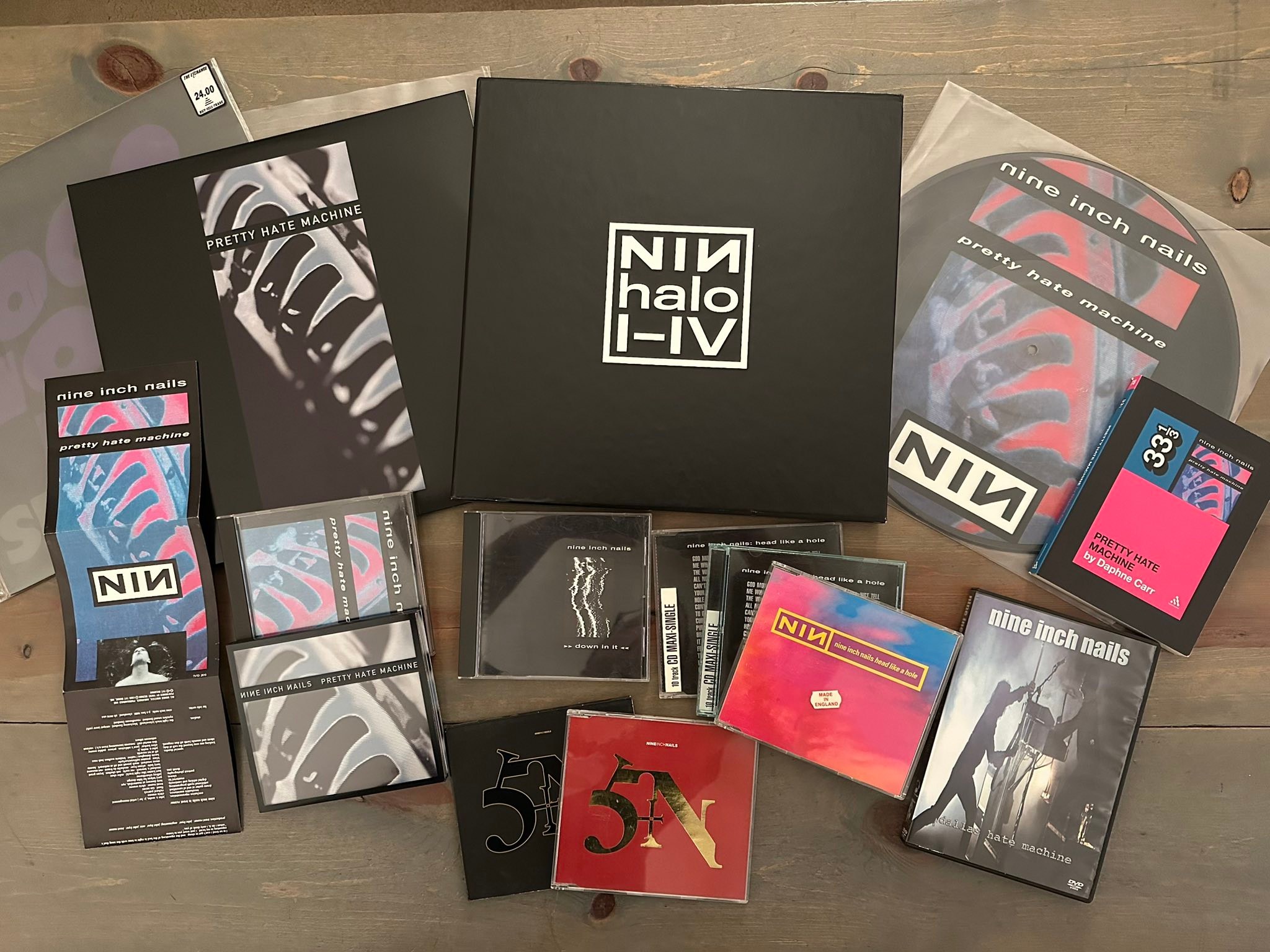 Nine Inch Nails collection over the years