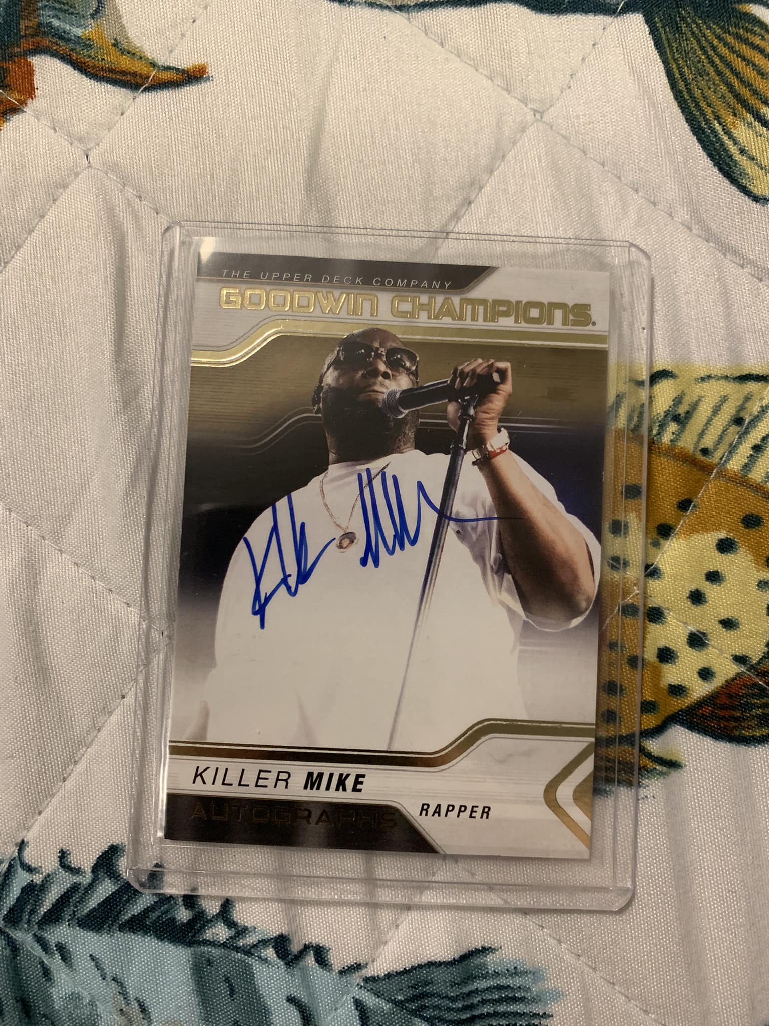 Tom DeLonge Card Pull from Goodwin Champions Box