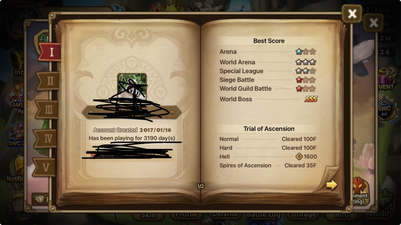 Compte Zerath Deborah Europe Summoners War - Comme Neuf, Plateforme Android/PC