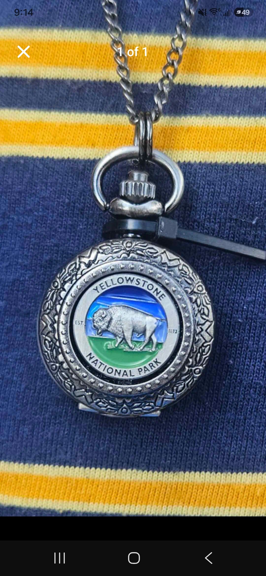 Where to find mini pocket-watch necklace from Yellowstone gift