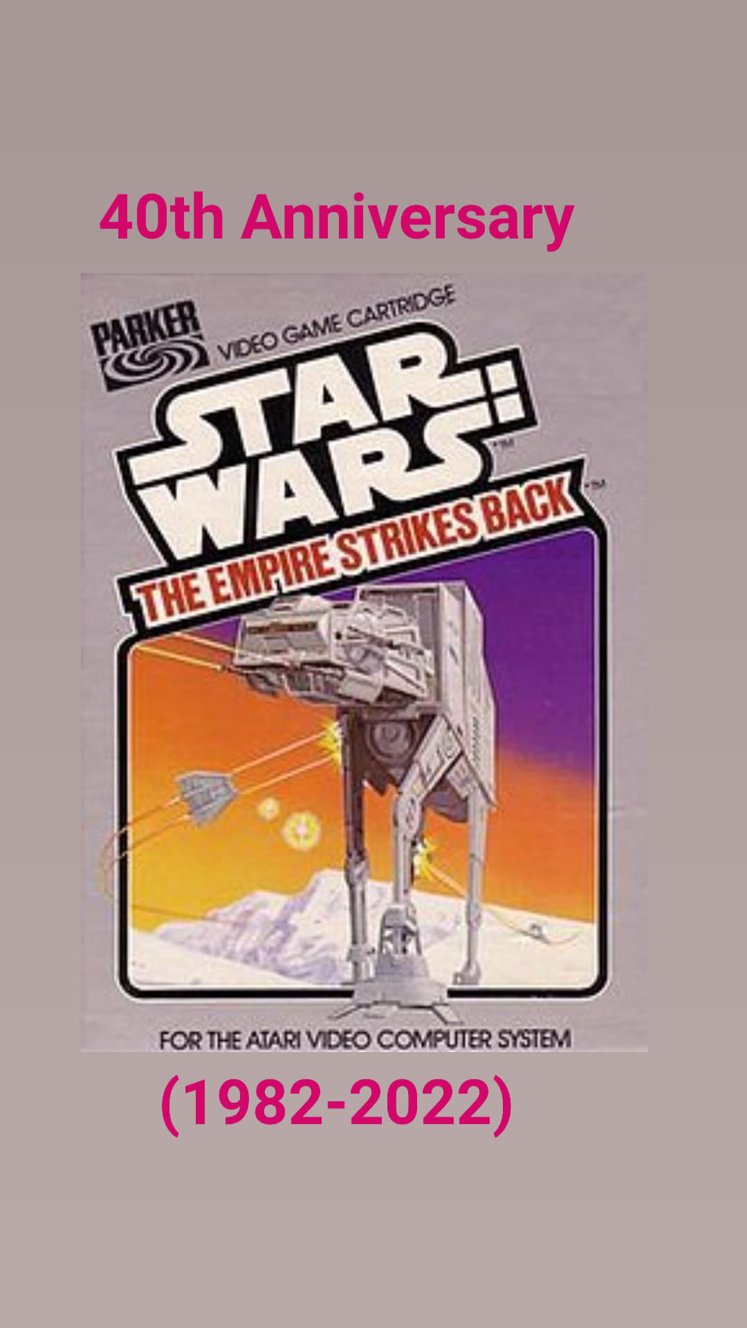 Jeu Atari 2600 Star Wars L'Empire Contre-Attaque - Version PAL, Cartouche Seule