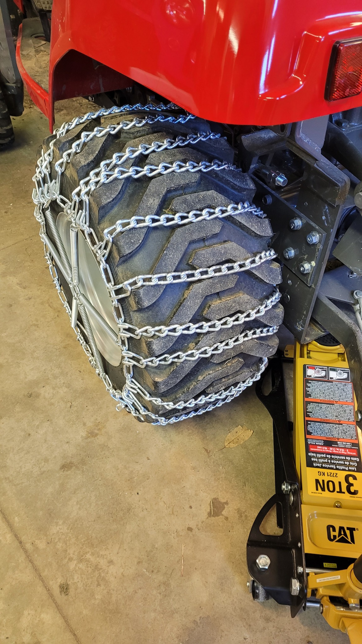 2-Link Tire Chains 26x12x12 For Lawn Mowers & Tractors - Pair Of 2