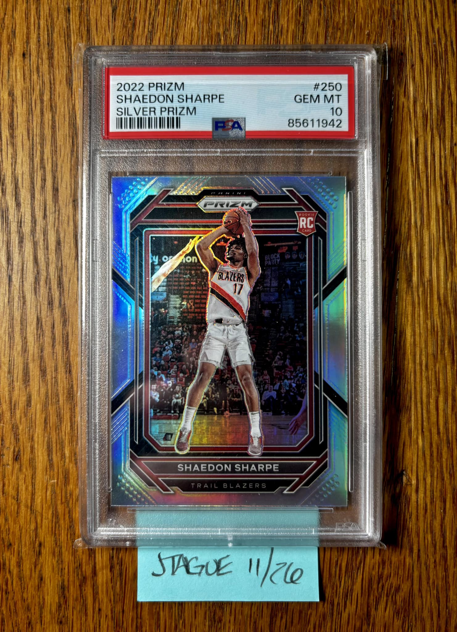 Shaedon Sharpe Select Rookie Card. Closing Saturday starting at 