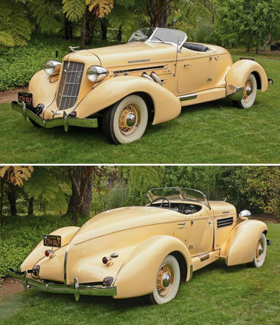 1932 Auburn 12-160A Speedster racing history