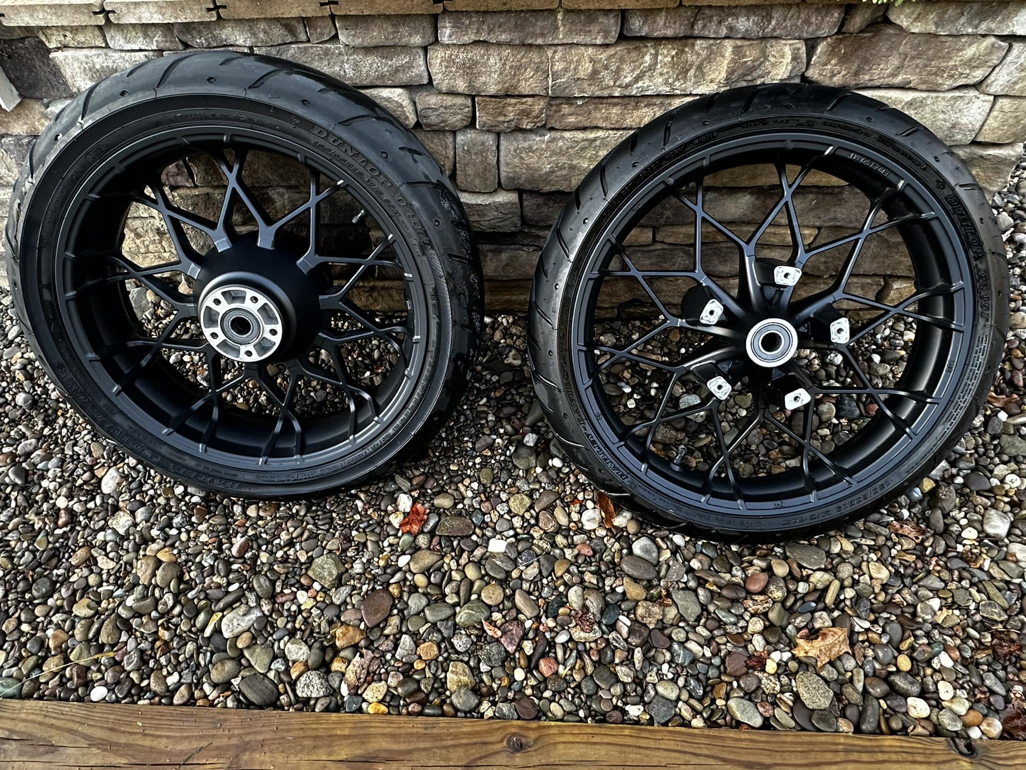 TCMT 21x3.5 Front & 18x? Rear Wheel Set For Harley Touring 08-23 ABS