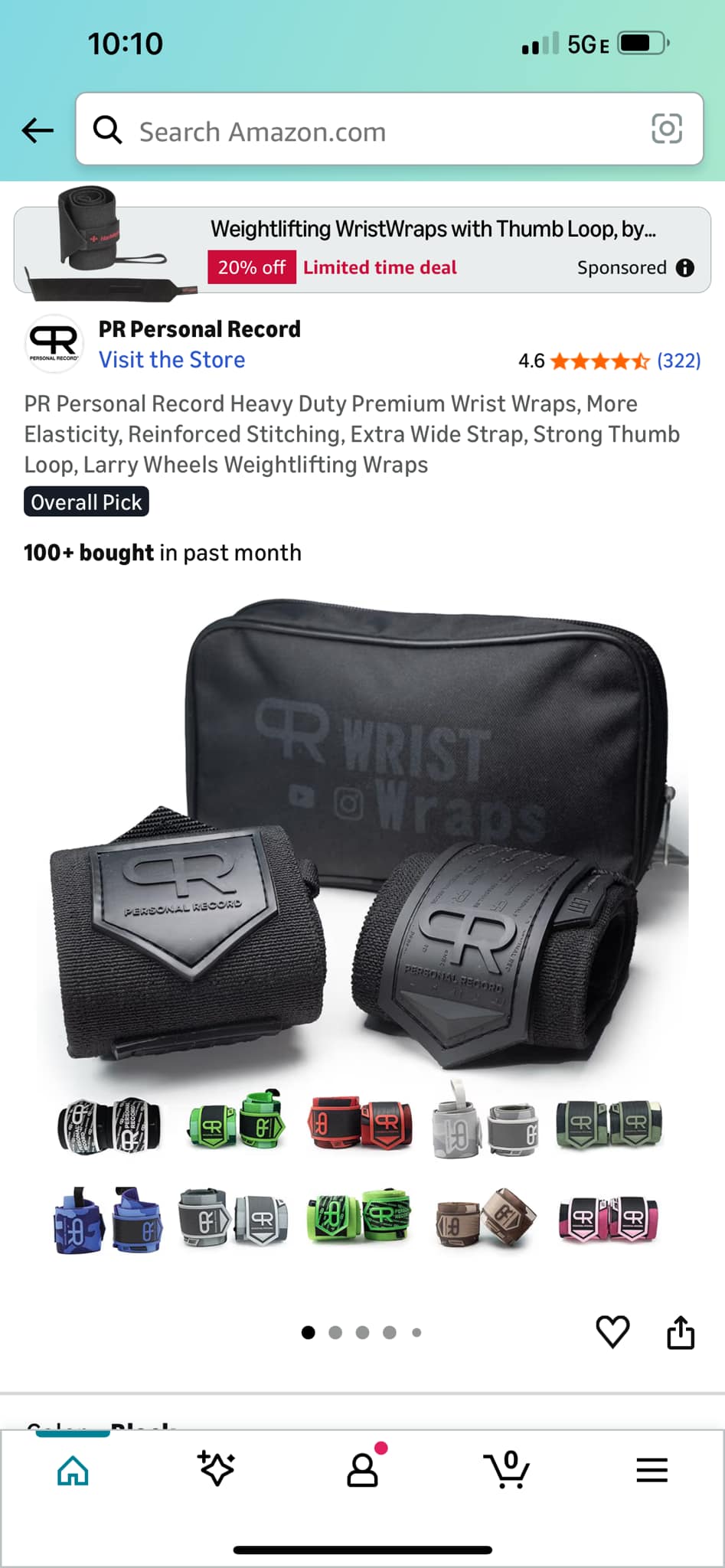 Titanium Powerlifting Wrist Wraps 36 inch