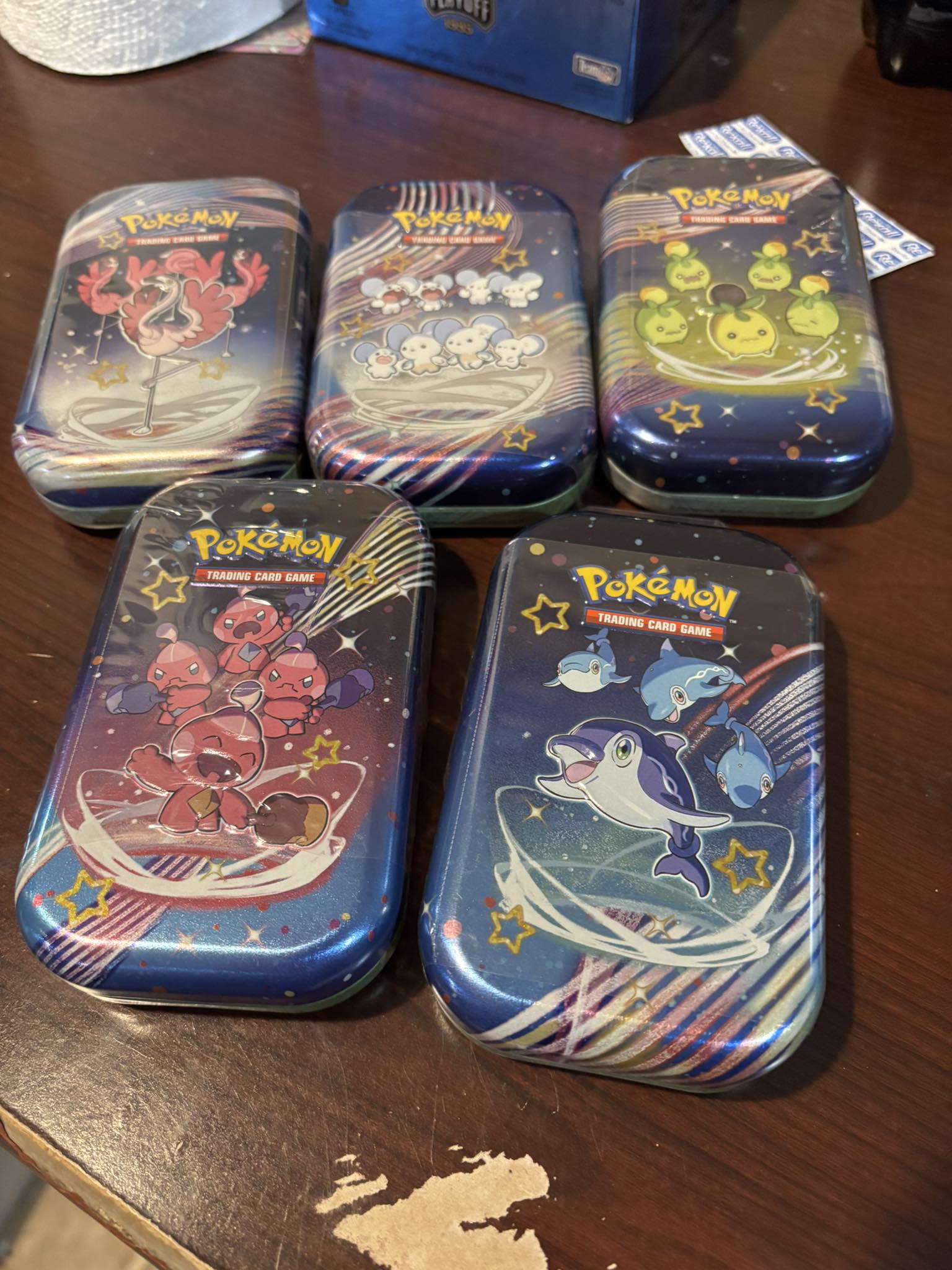 pokemon trading card game paldean fates mini tin 3 Pack Blister Sticker This fantastic tin is easy to open and perfectly sized for taking your favourite cards on the go Opening Paldean Fates Pokmon trading