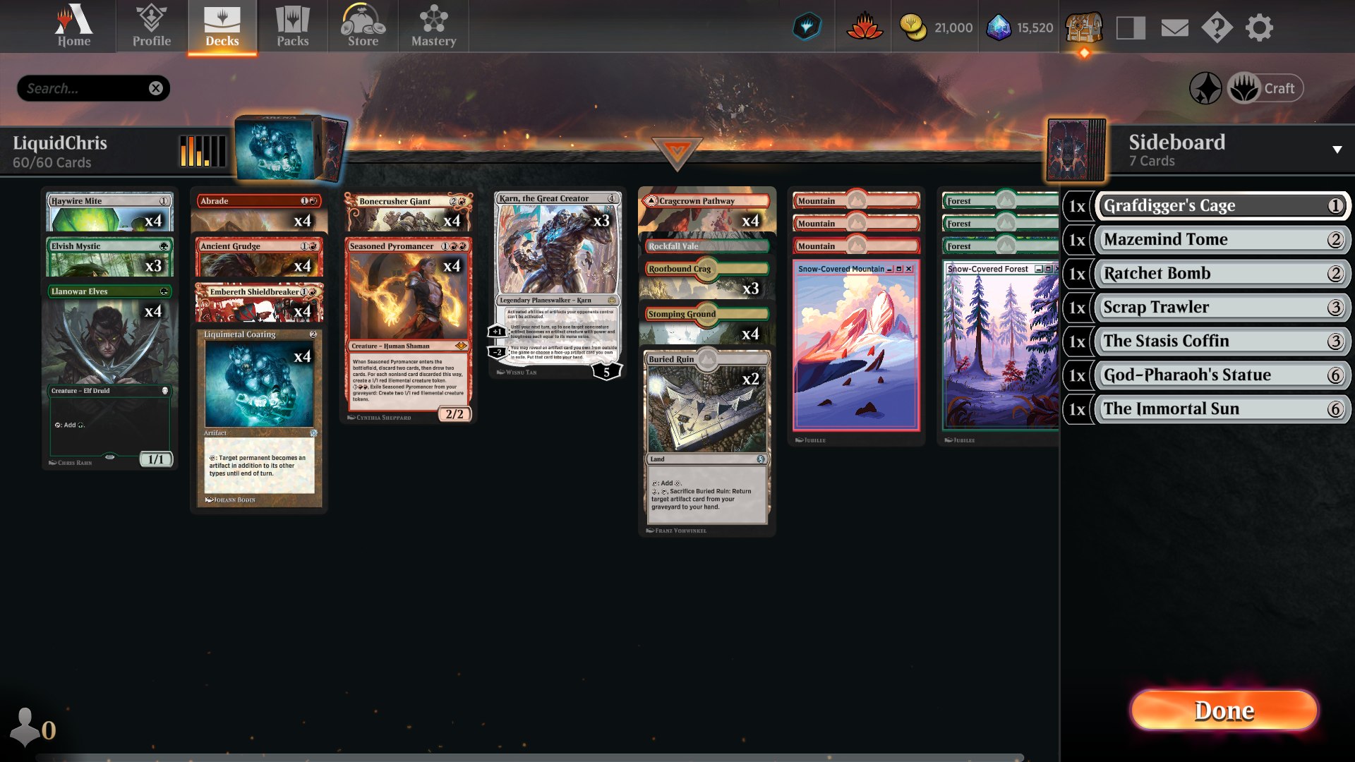 Land destruction decks and the usefulness of Dingus Egg in Magic
