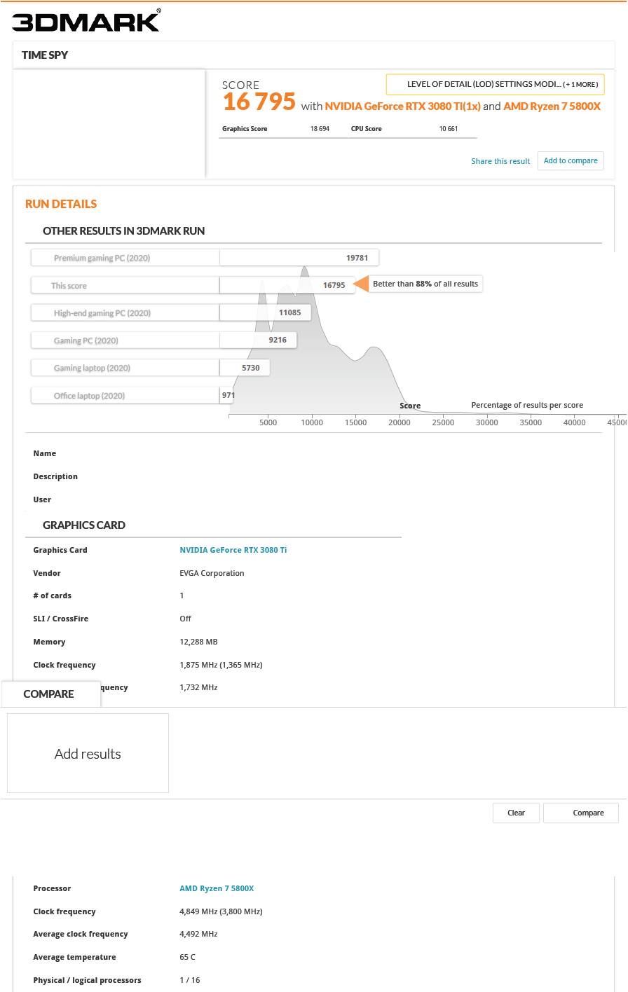 PC Builder and Setups Community | Hi guys, is this a good score for my ...