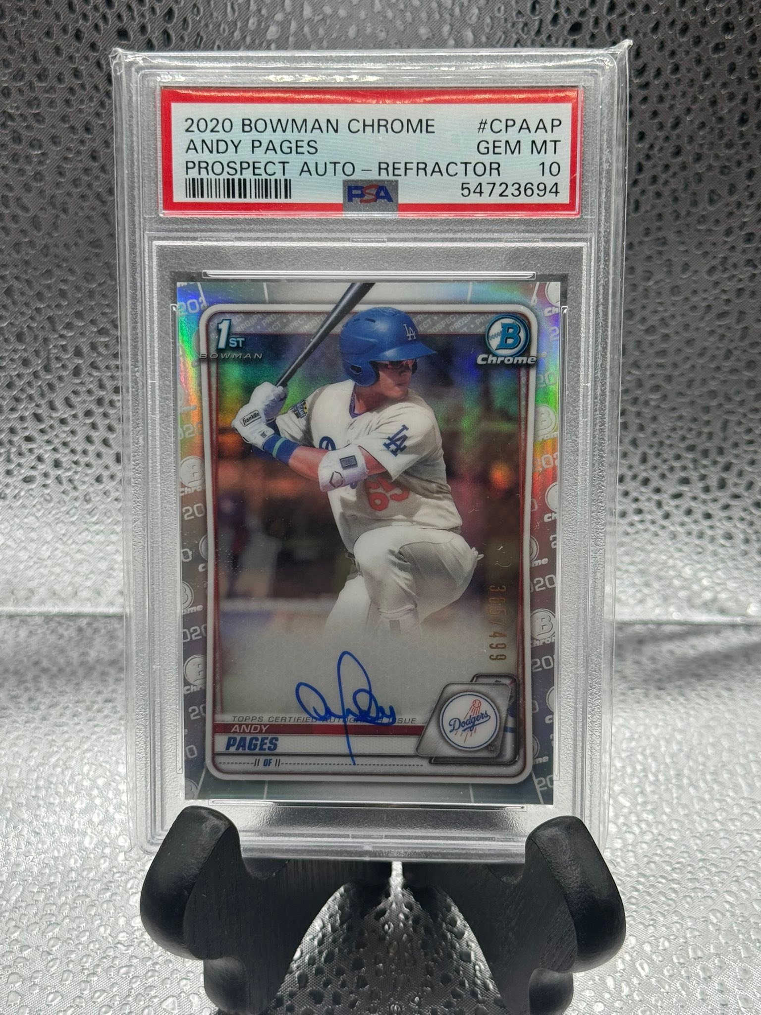FS: Andy Pages Bowman Chrome PSA 10 autos ? UPDATED PRICING! 2020 
