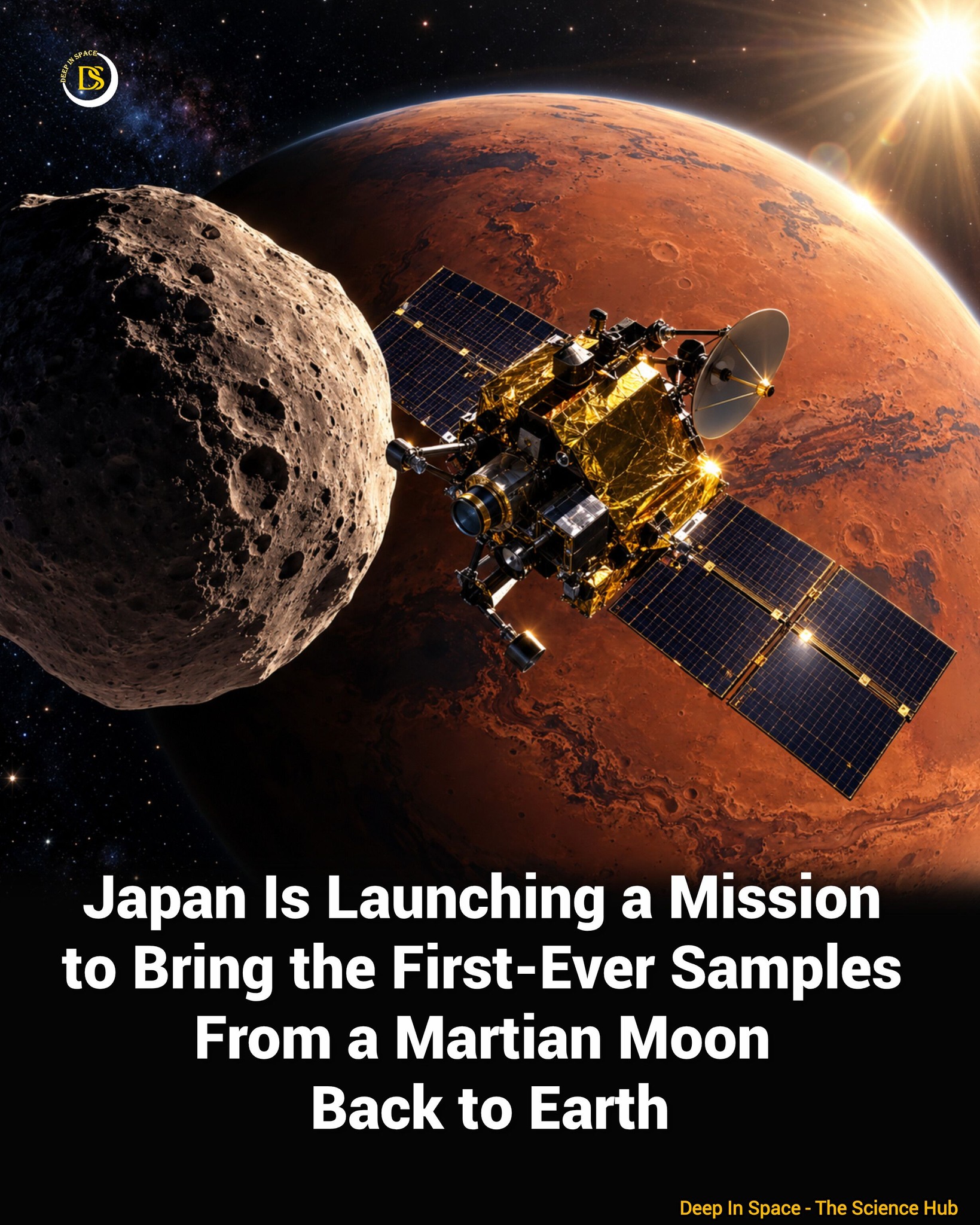 In 2026, the Mars Moons eXploration mission will launch from Japan