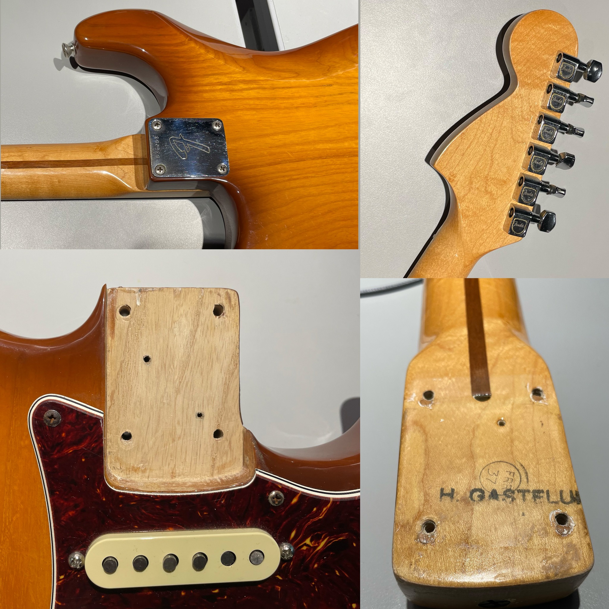 Identifying a 1990s MIM Fender Strat through the process of