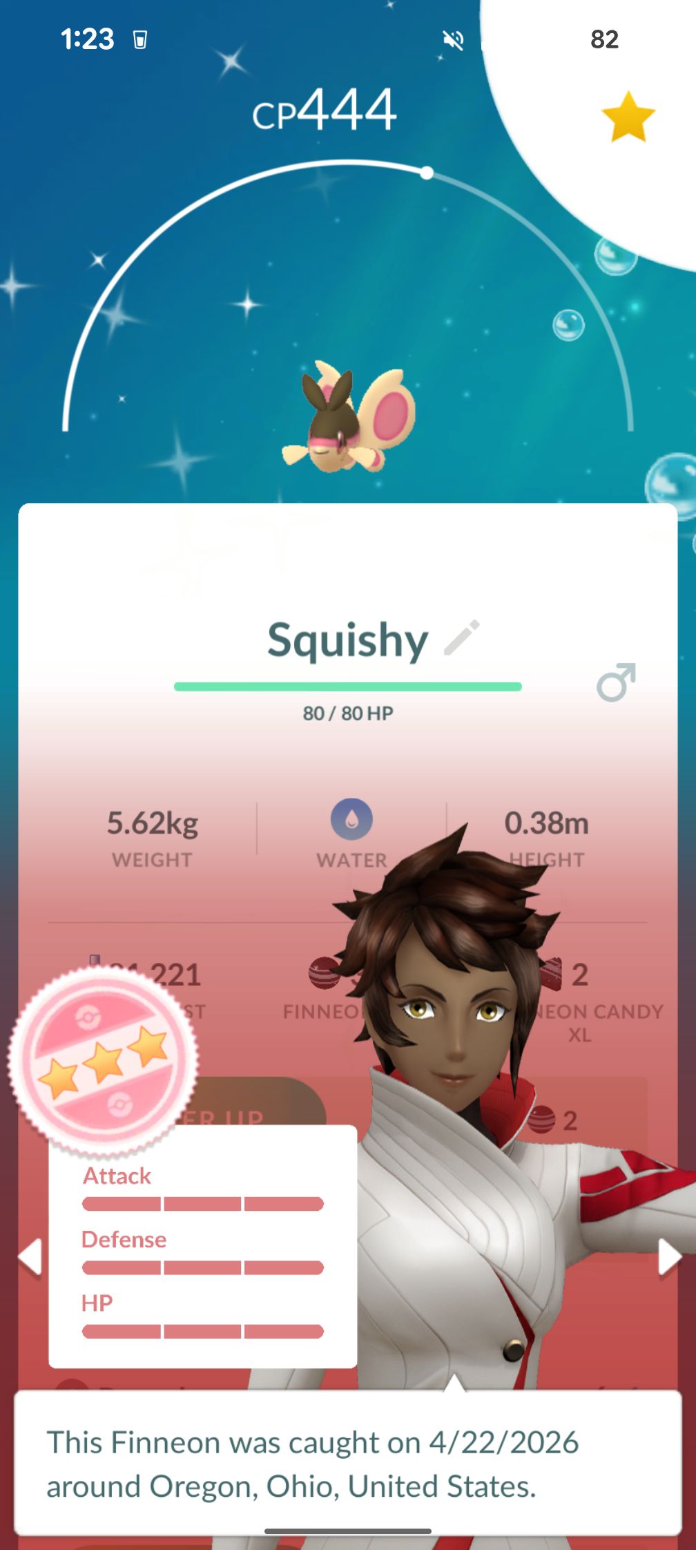 Caught Shundo Zamazenta in Pokémon Go